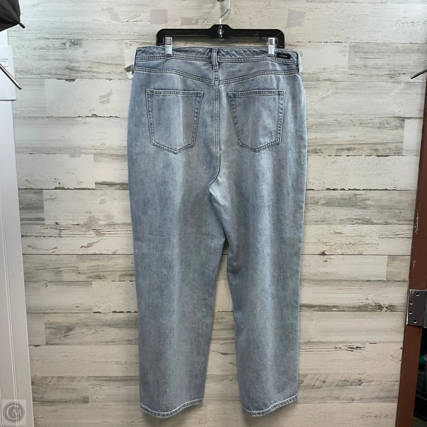 Jeans Wide Leg By Liverpool In Blue Denim, Size: 16