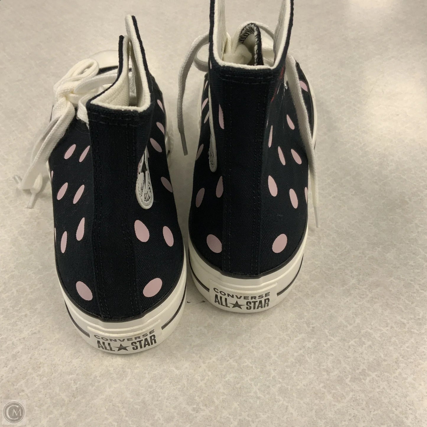 Shoes Athletic By Converse In Black & Pink, Size: 8.5