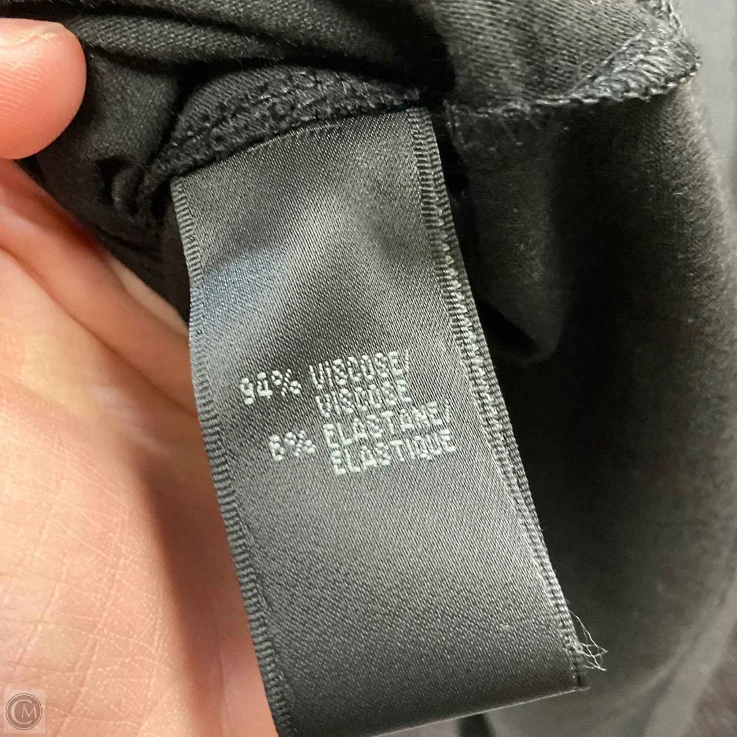 Top Long Sleeve Designer By Lafayette 148 In Black, Size: L