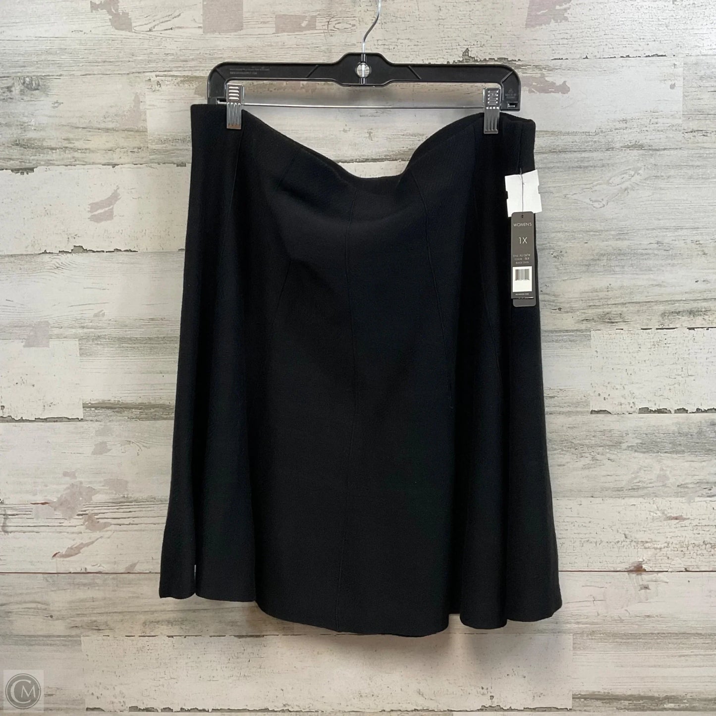 Skirt Mini & Short By Nic + Zoe In Black, Size: 1x