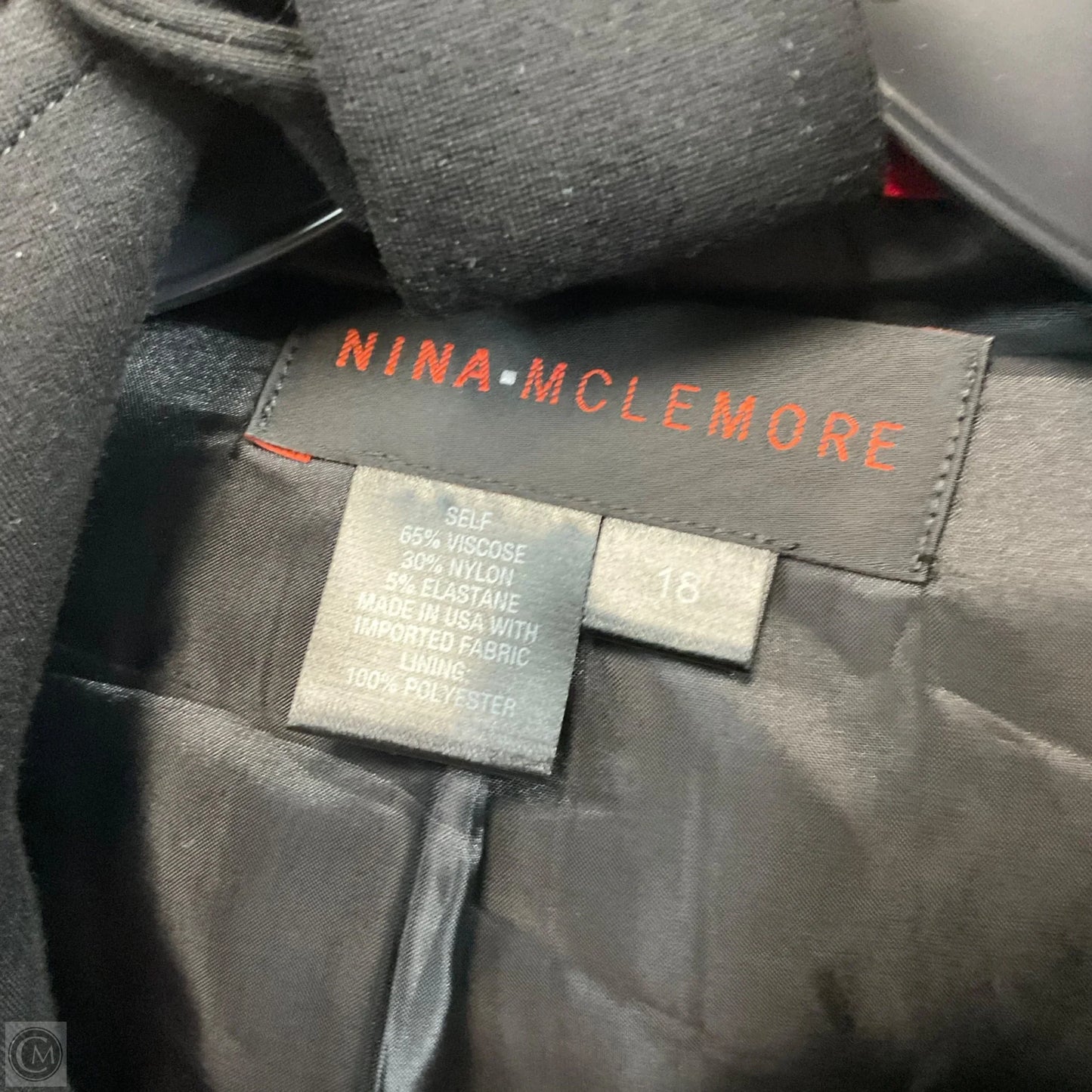 Coat Other By Nina Mclemore In Black, Size: Xxl