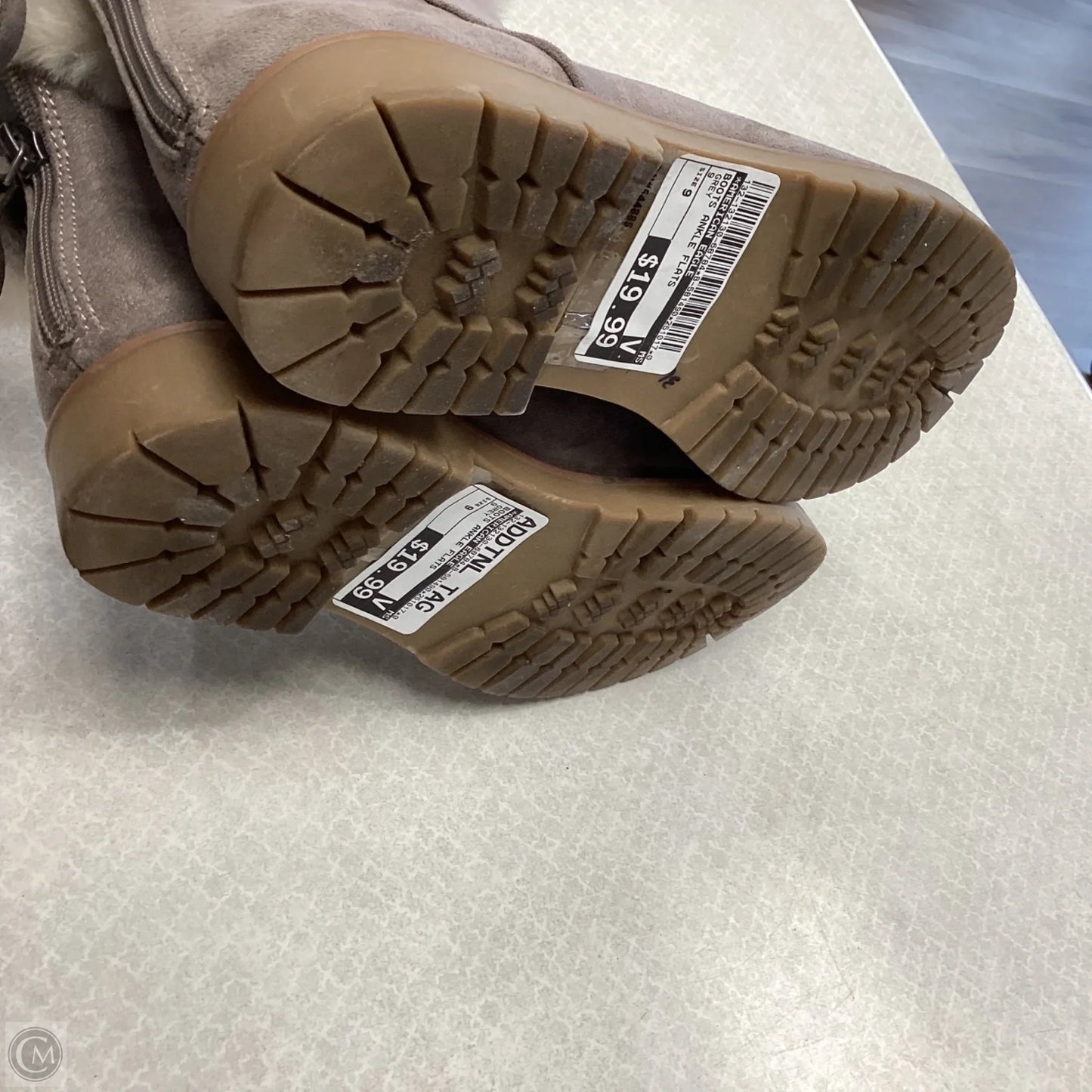 Boots Ankle Flats By American Eagle In Grey, Size: 9