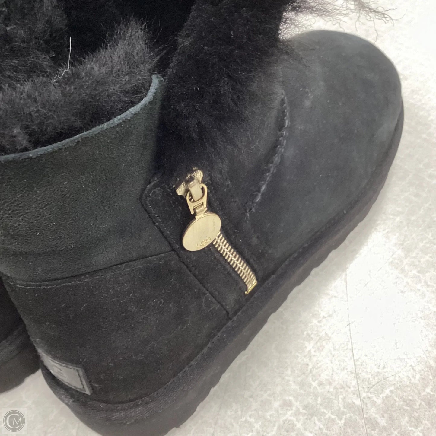 Boots Ankle Flats By Ugg In Black, Size: 11