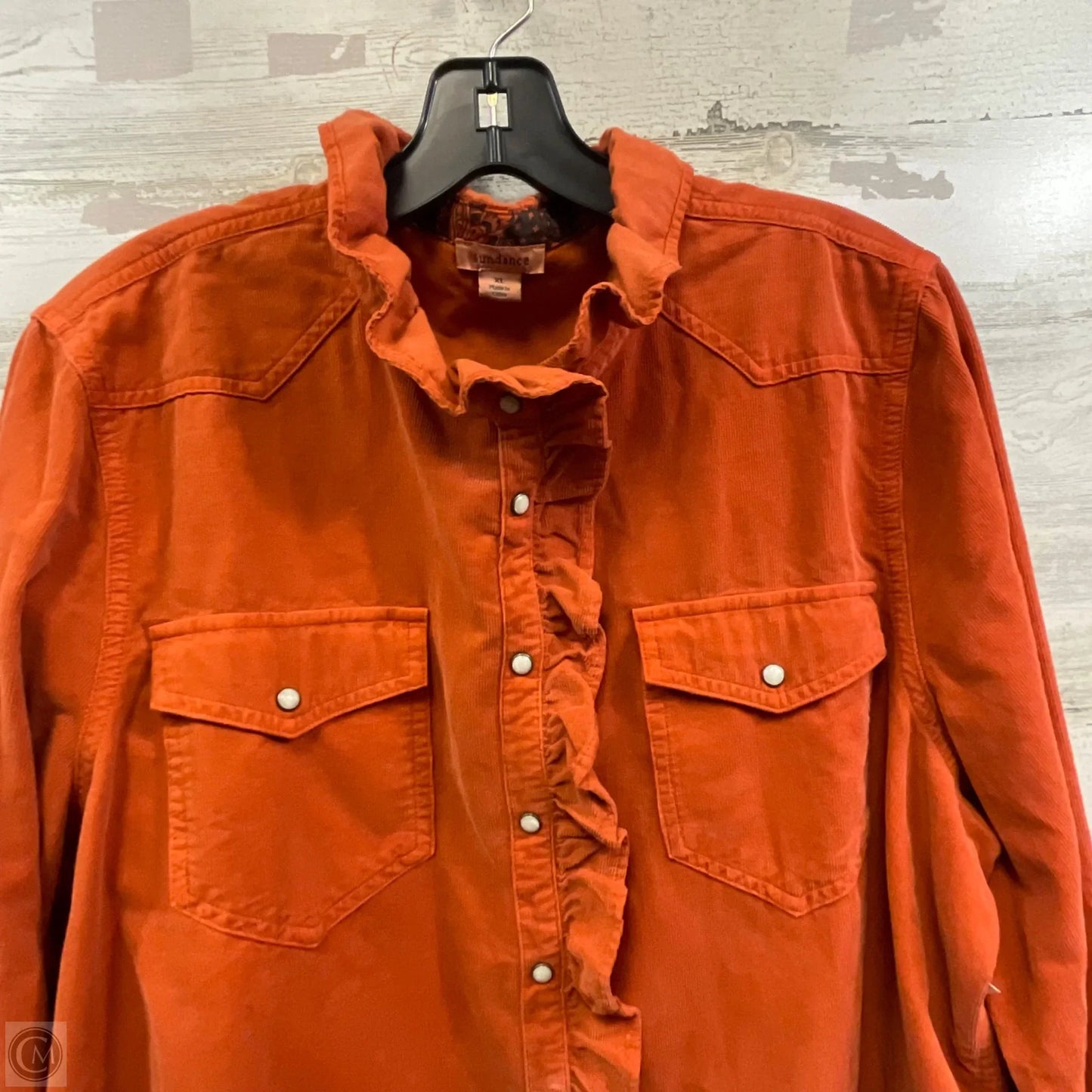 Blouse Long Sleeve By Sundance In Orange, Size: Xl