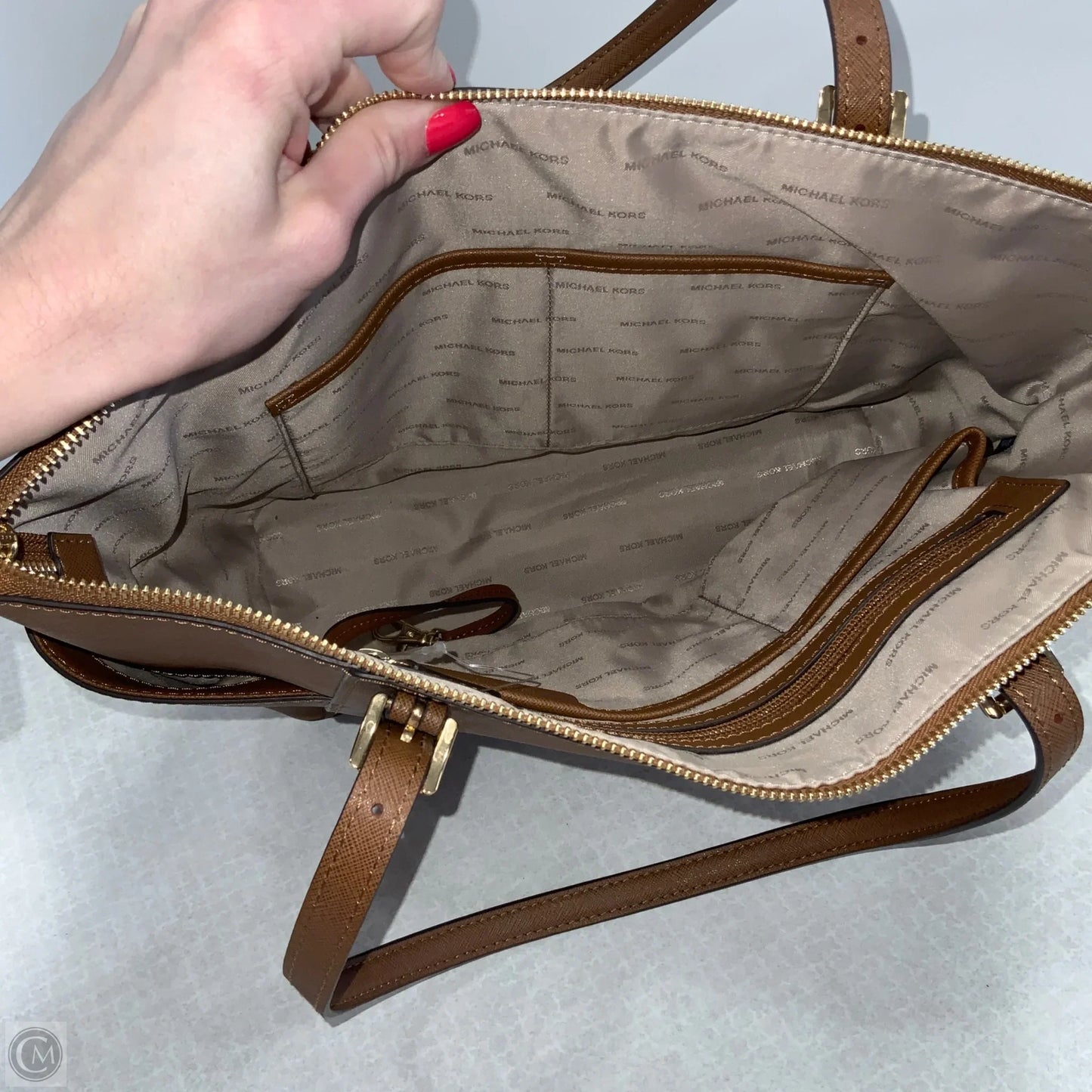 Handbag Designer By Michael Kors, Size: Medium