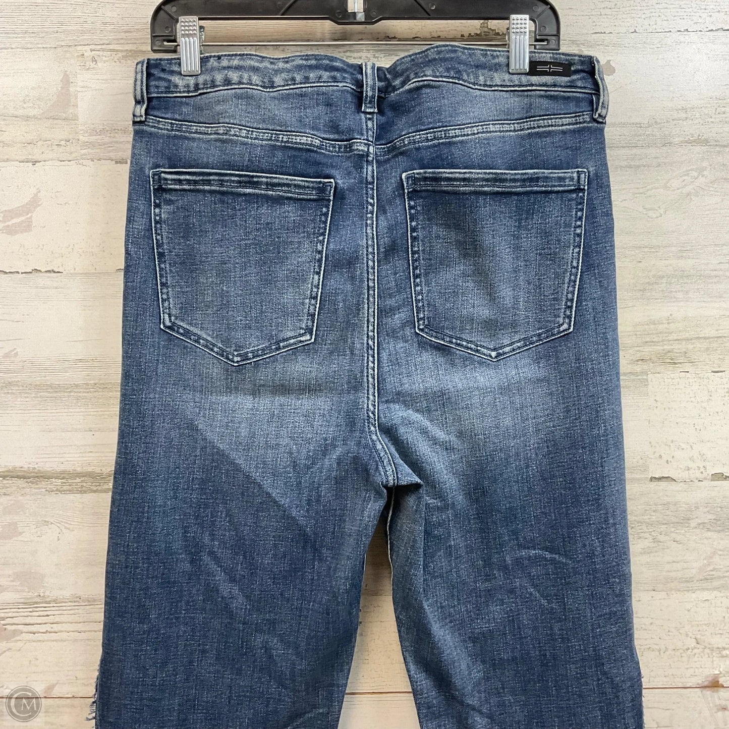 Jeans Wide Leg By Liverpool In Blue Denim, Size: 14