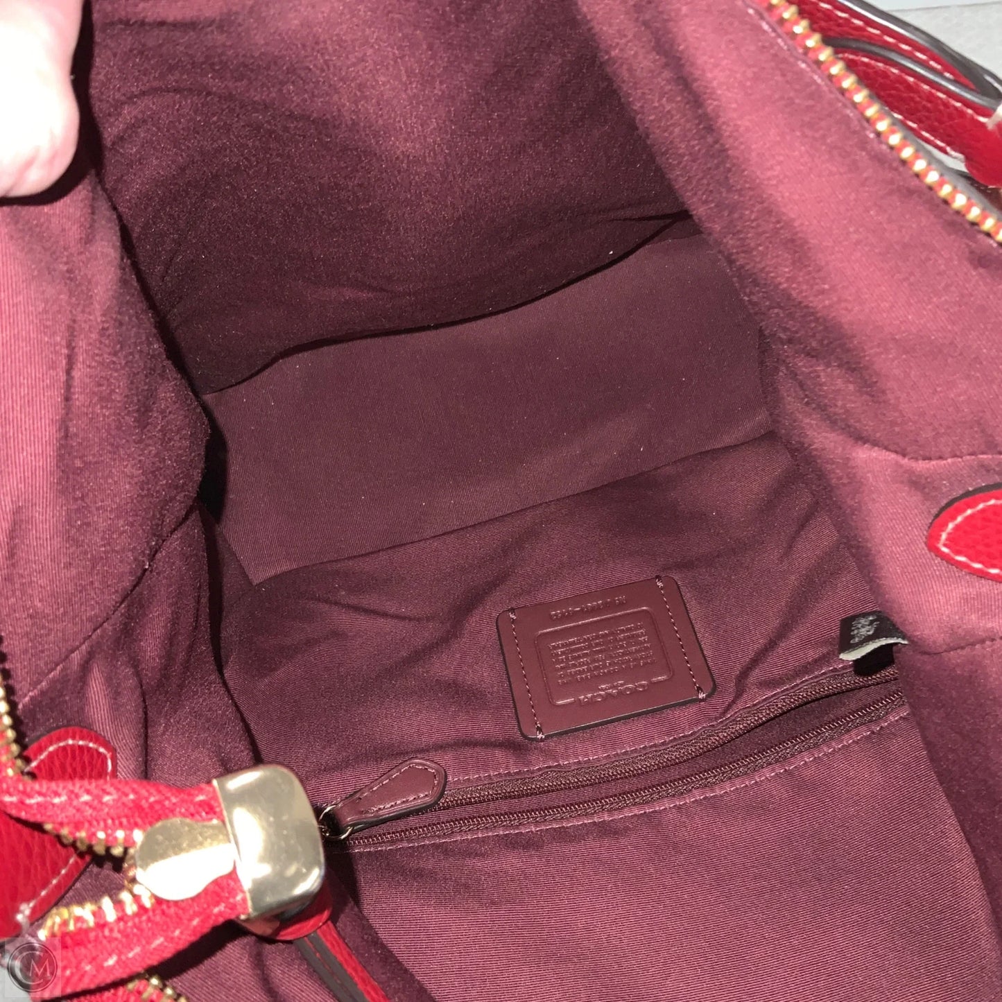 Handbag Designer By Coach, Size: Large