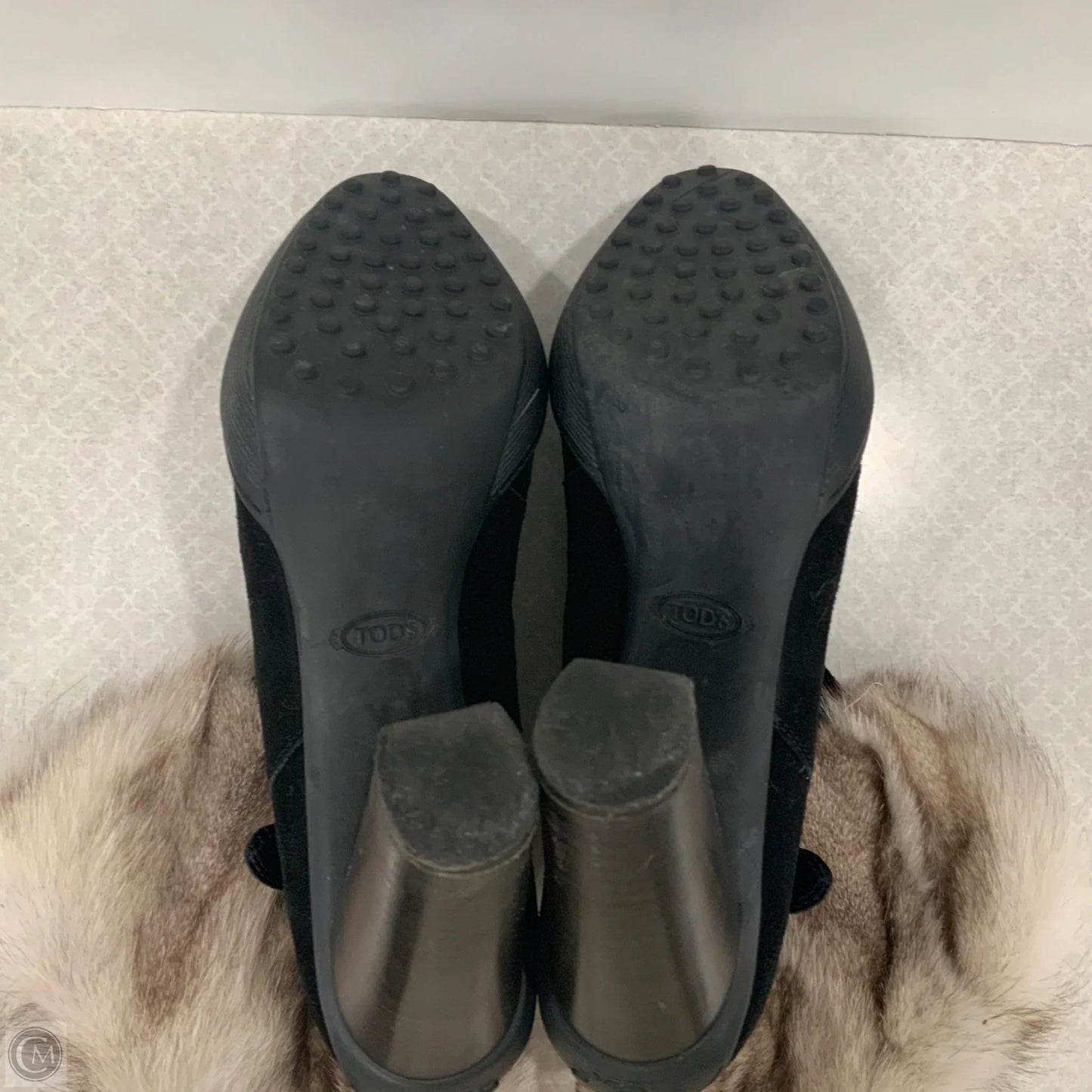 Boots Luxury Designer By Tods In Black, Size: 9.5