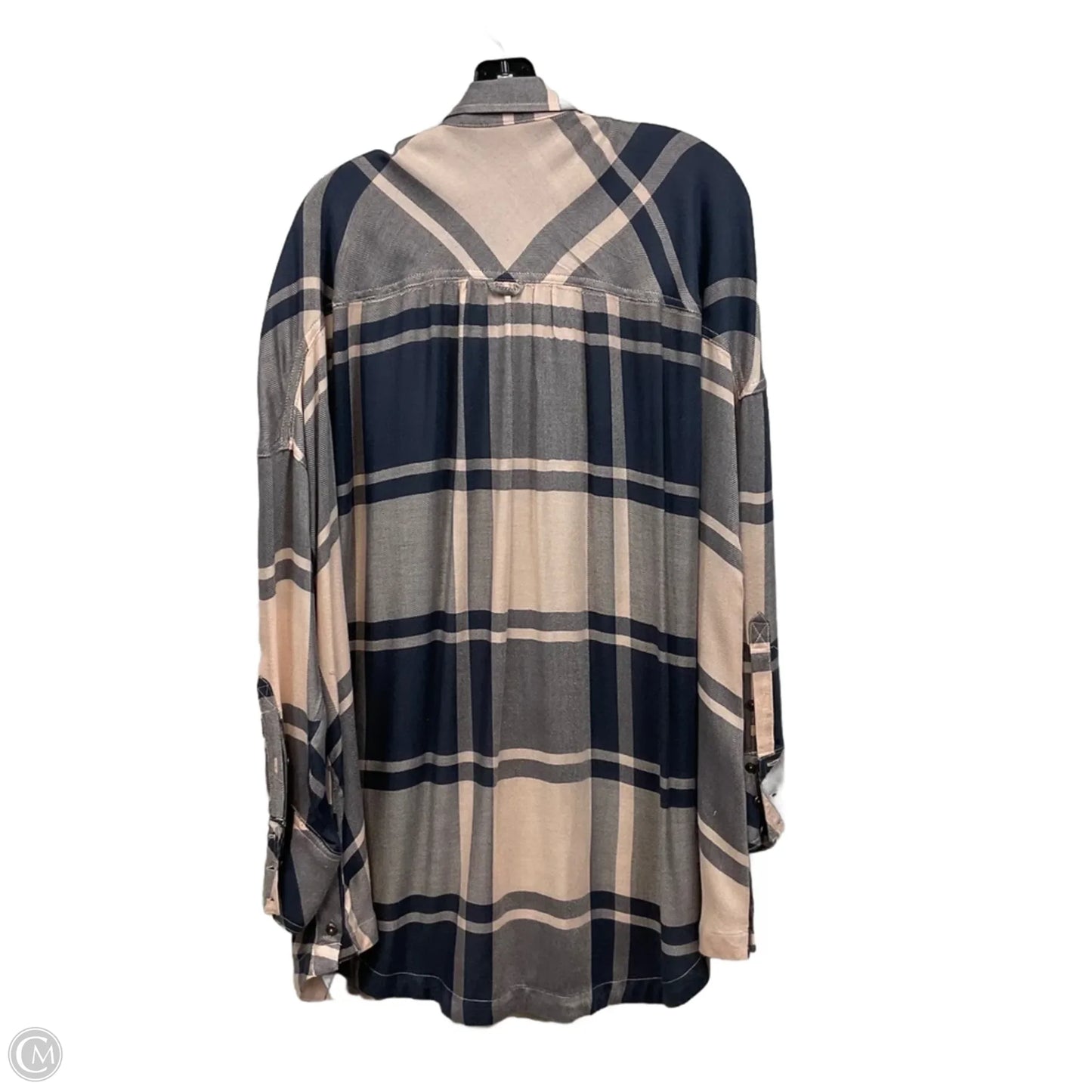 Blouse Long Sleeve By Free People In Pink, Size: M