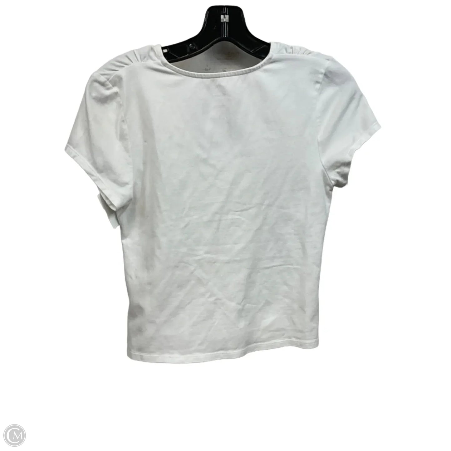 Top Short Sleeve By Maeve In White, Size: S
