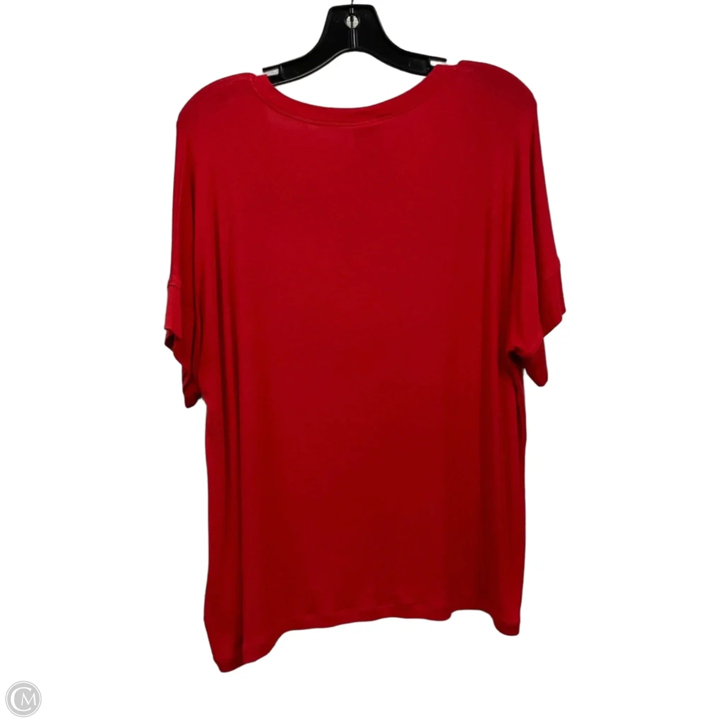 Top Short Sleeve By Cabi In Red, Size: S