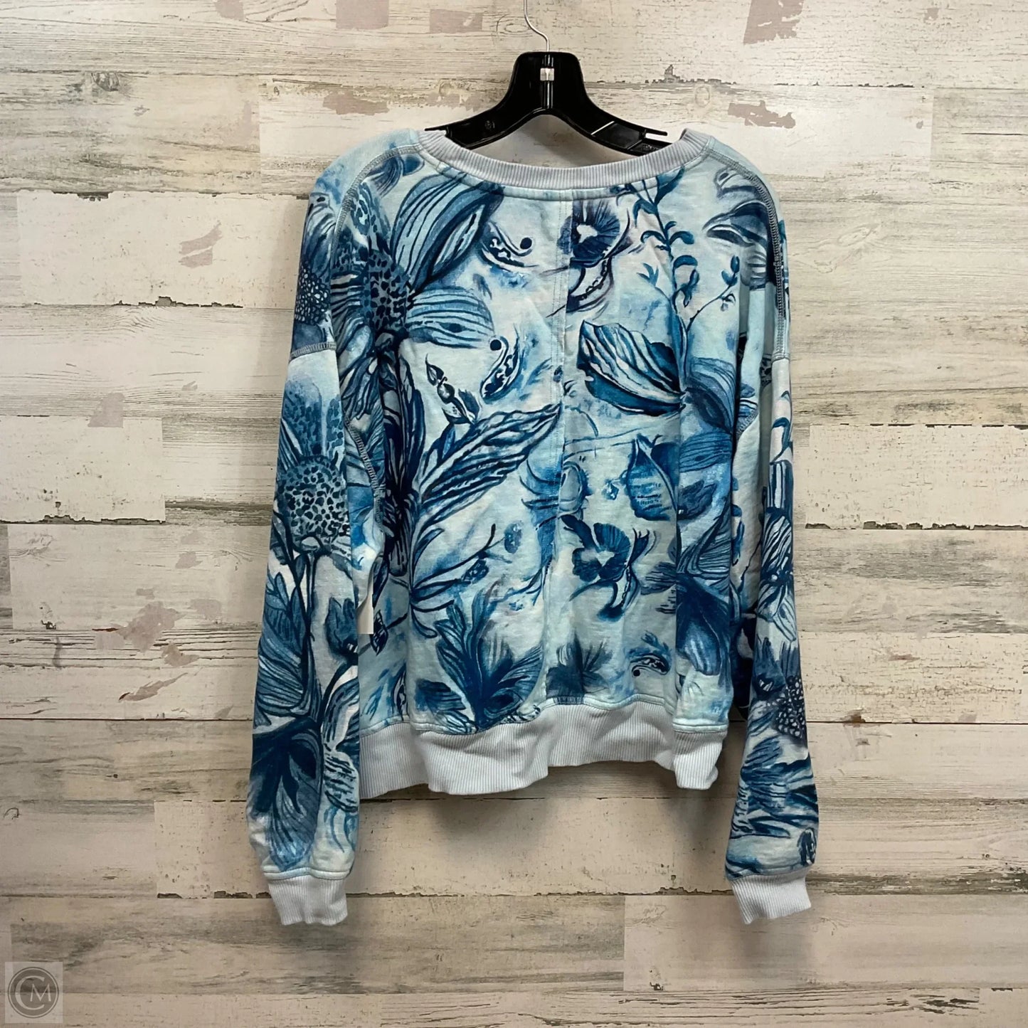 Sweatshirt Crewneck By Pilcro In Blue, Size: S