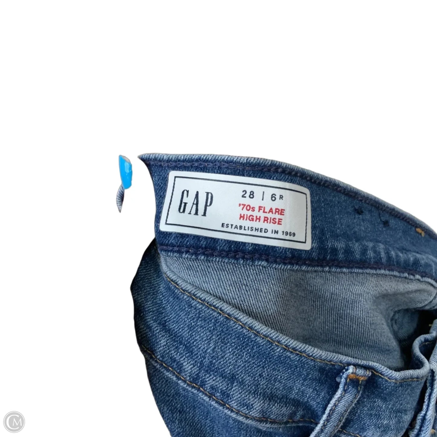Jeans Flared By Gap In Blue Denim, Size: 6