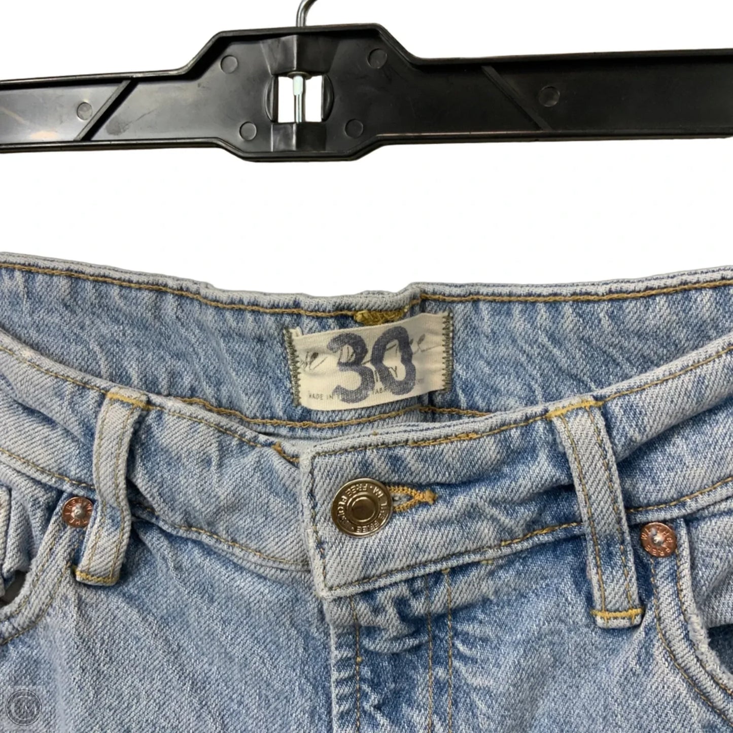 Jeans Straight By We The Free In Blue Denim, Size: 10