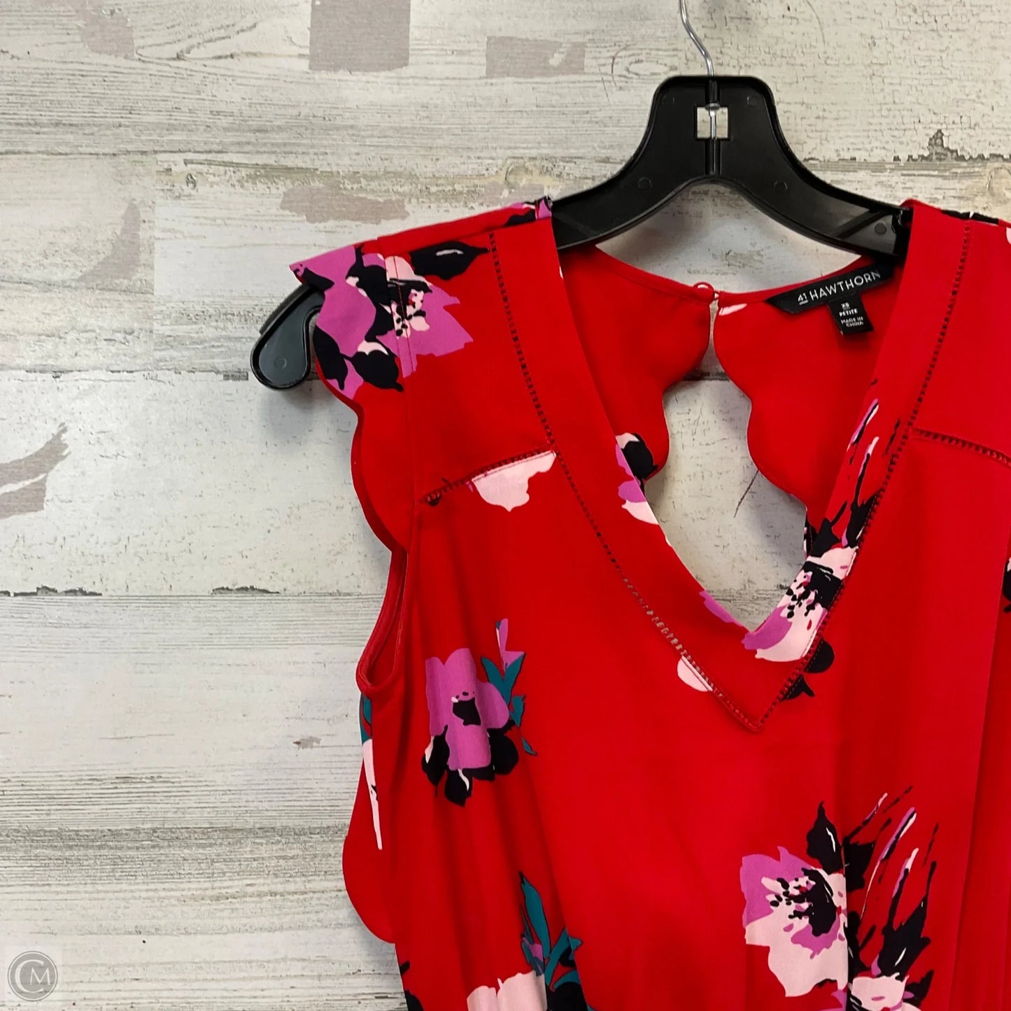 Dress Casual Short By Hawthorn In Red, Size: Xs