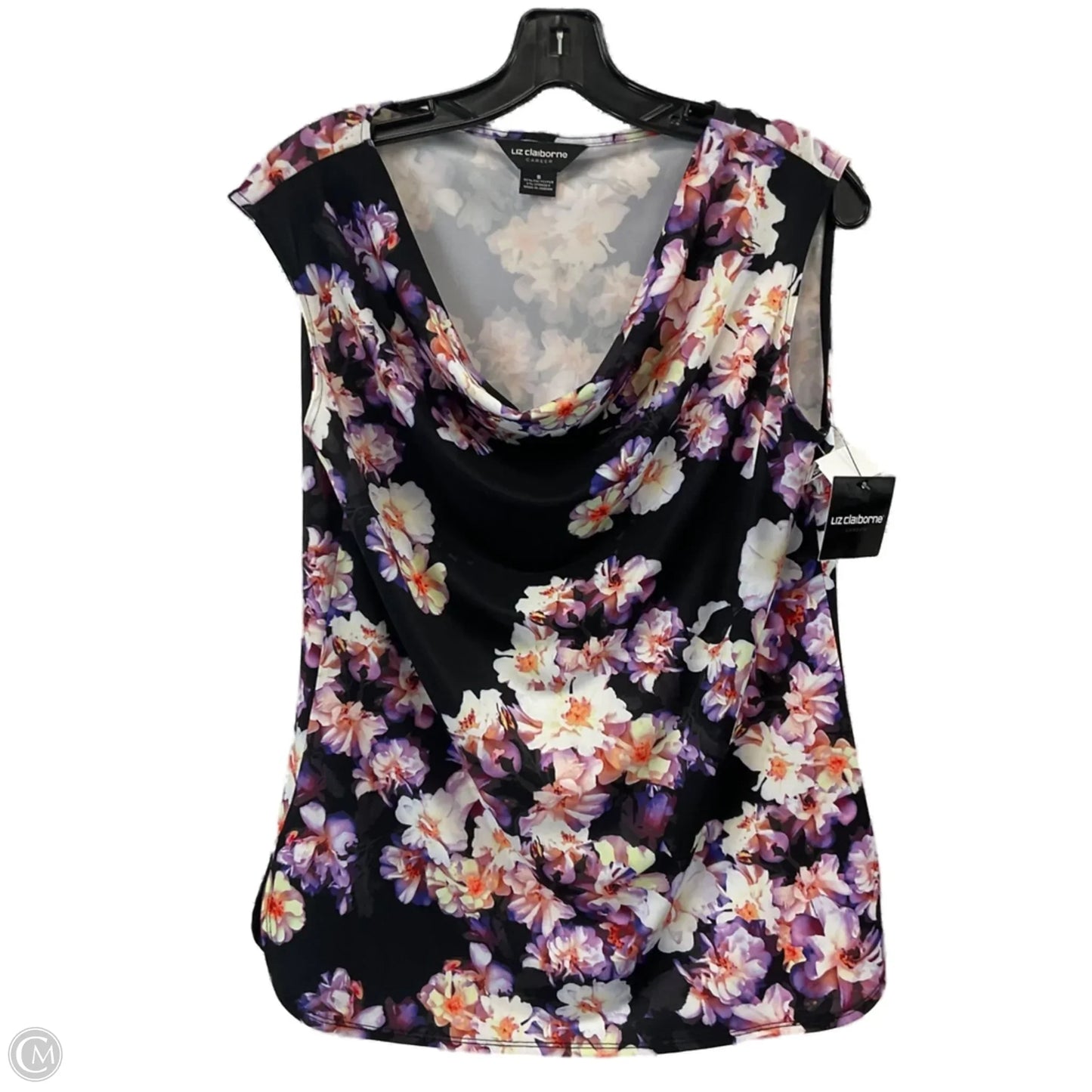 Top Sleeveless By Liz Claiborne In Black, Size: S