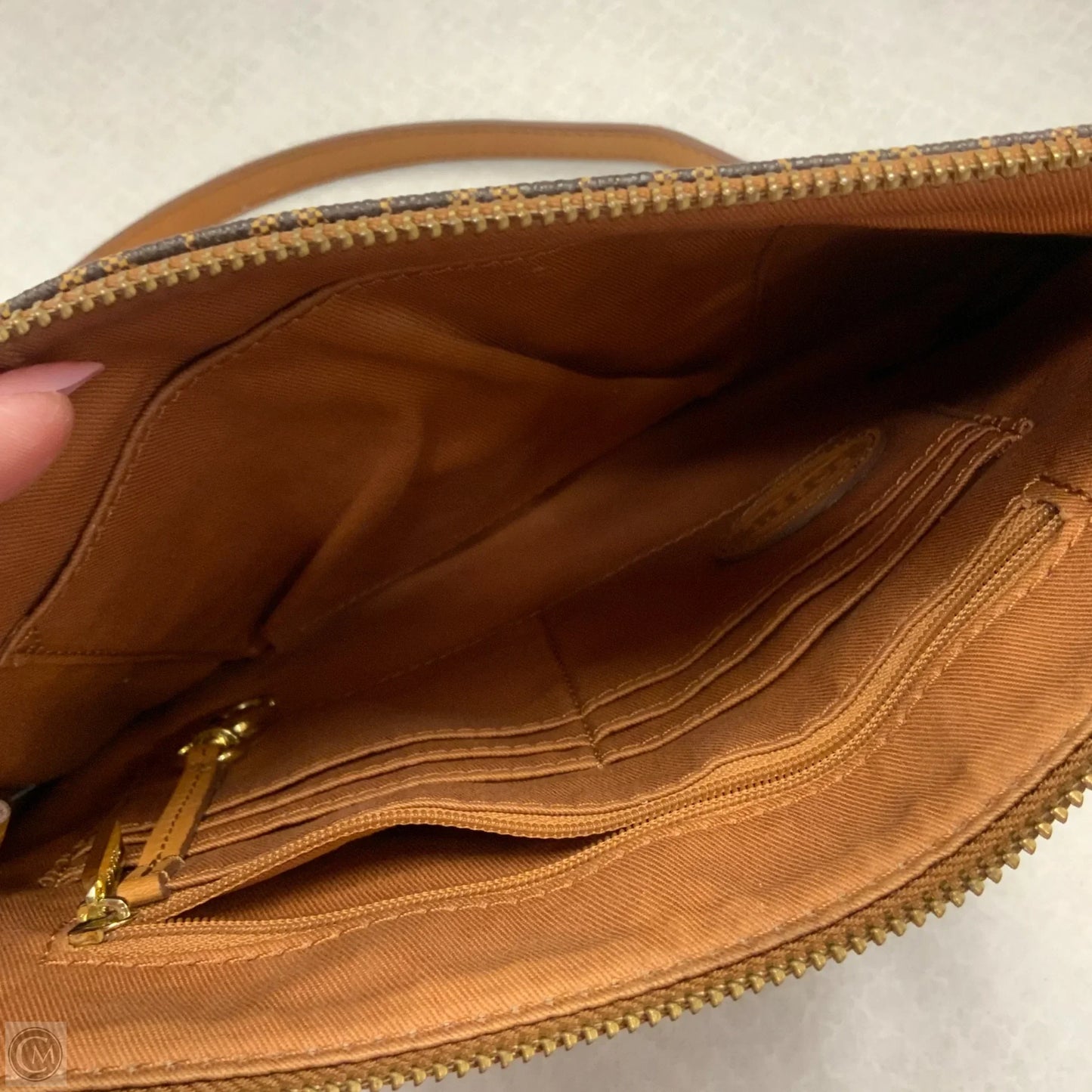 Crossbody Leather By Fossil, Size: Medium