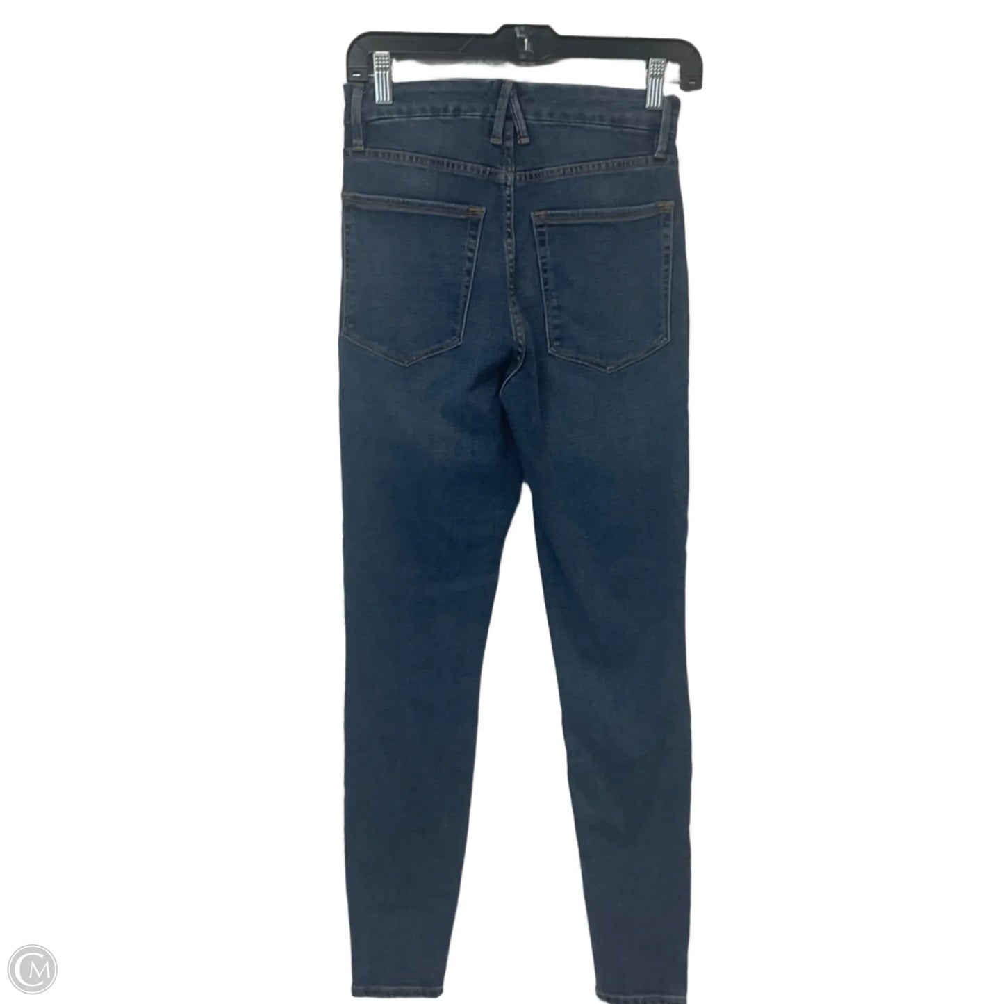 Jeans Skinny By Good American In Blue Denim, Size: 4