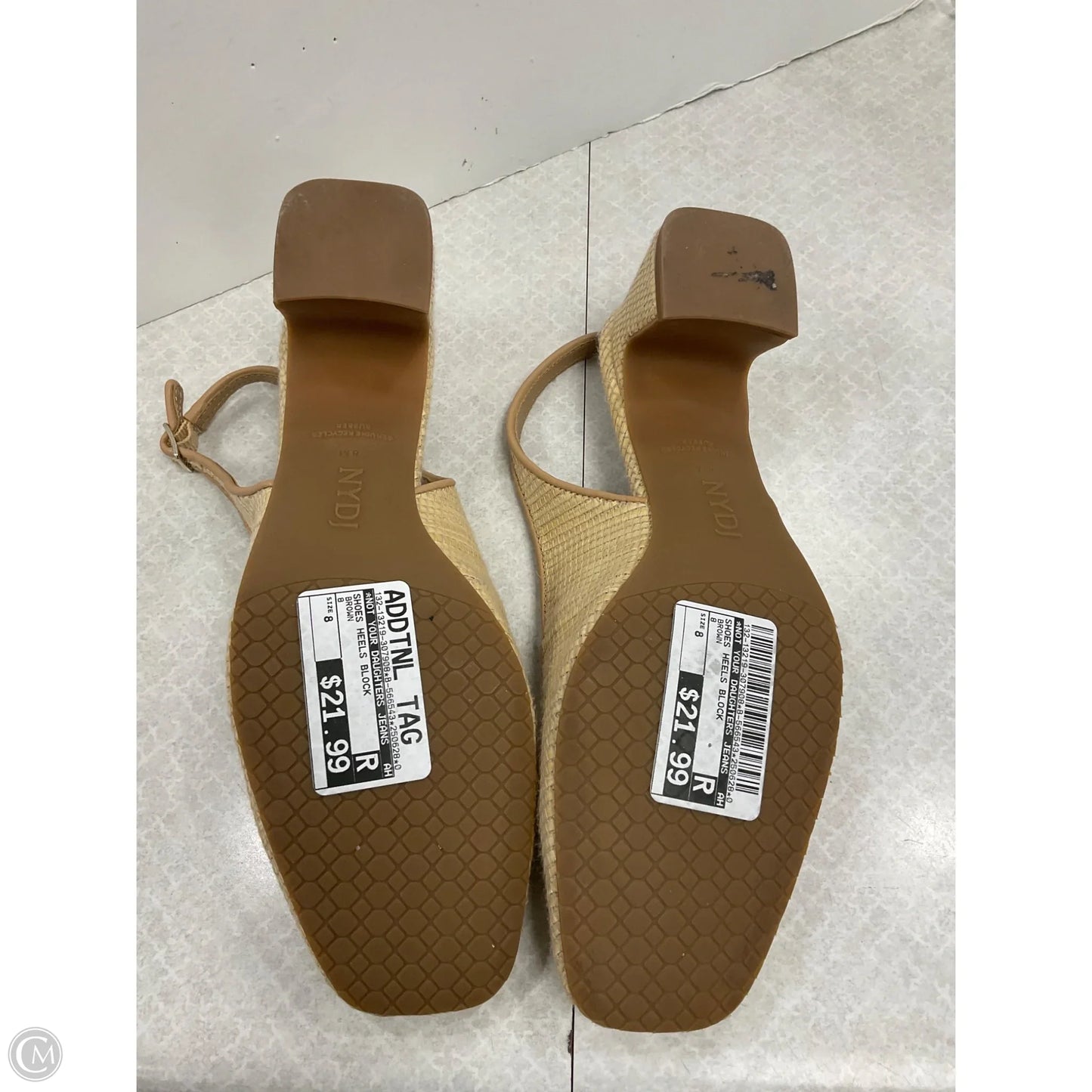 Shoes Heels Block By Not Your Daughters Jeans In Brown, Size: 8