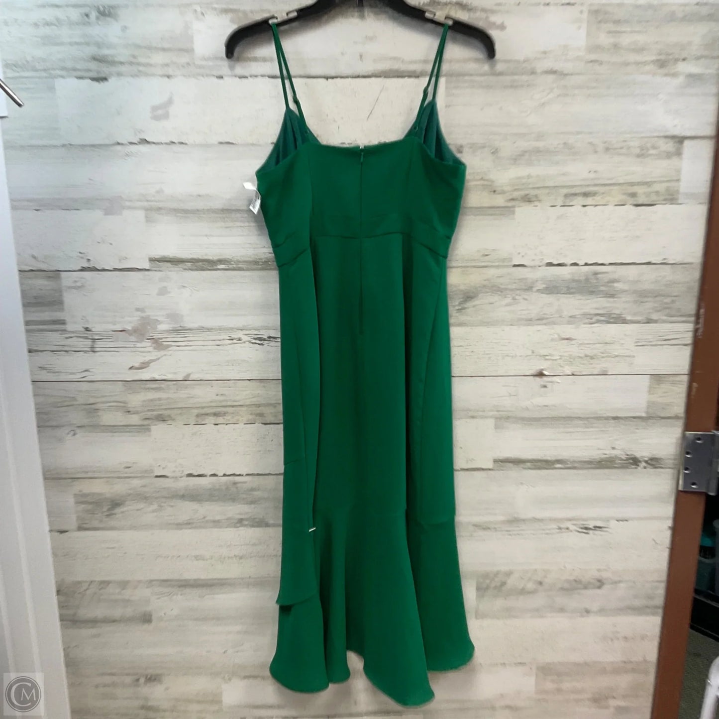 Dress Casual Midi By Banana Republic In Green, Size: Xs