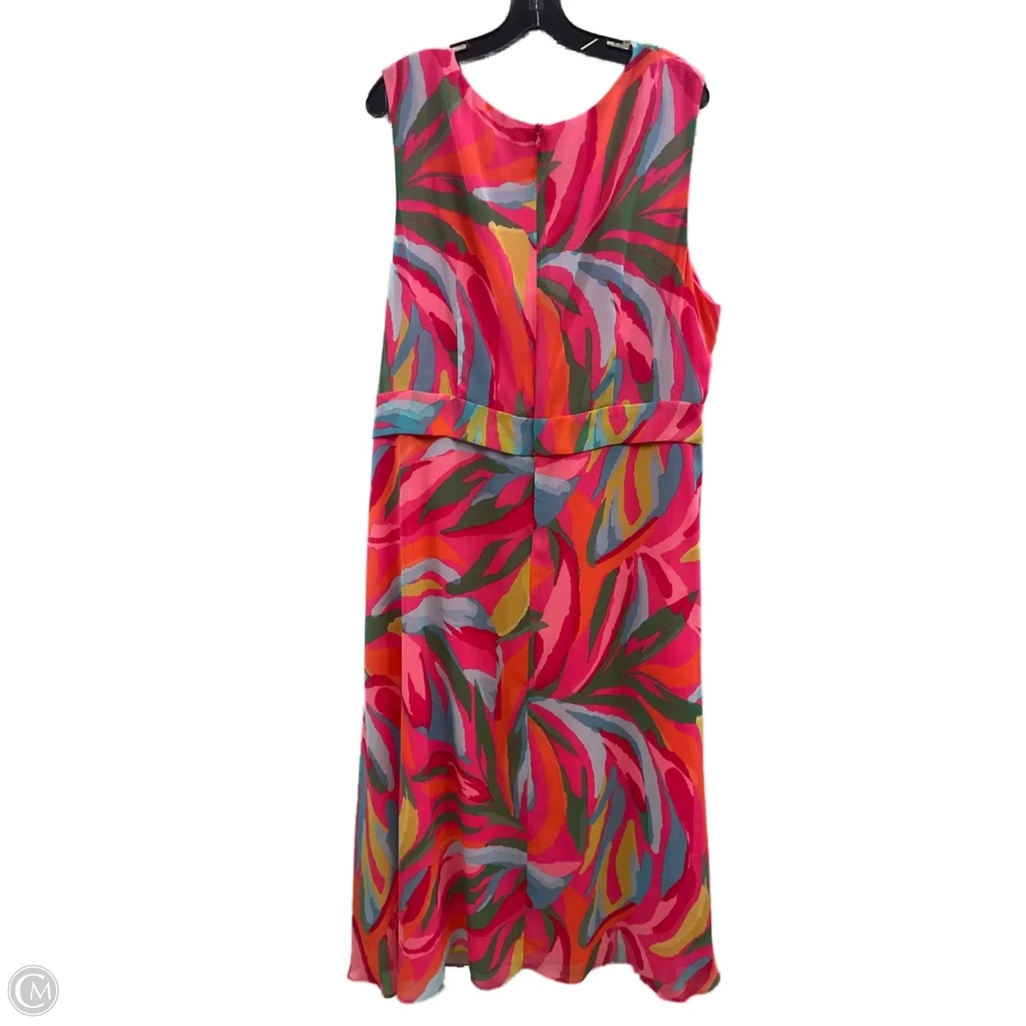 Dress Party Midi By Vince Camuto In Pink, Size: 2x