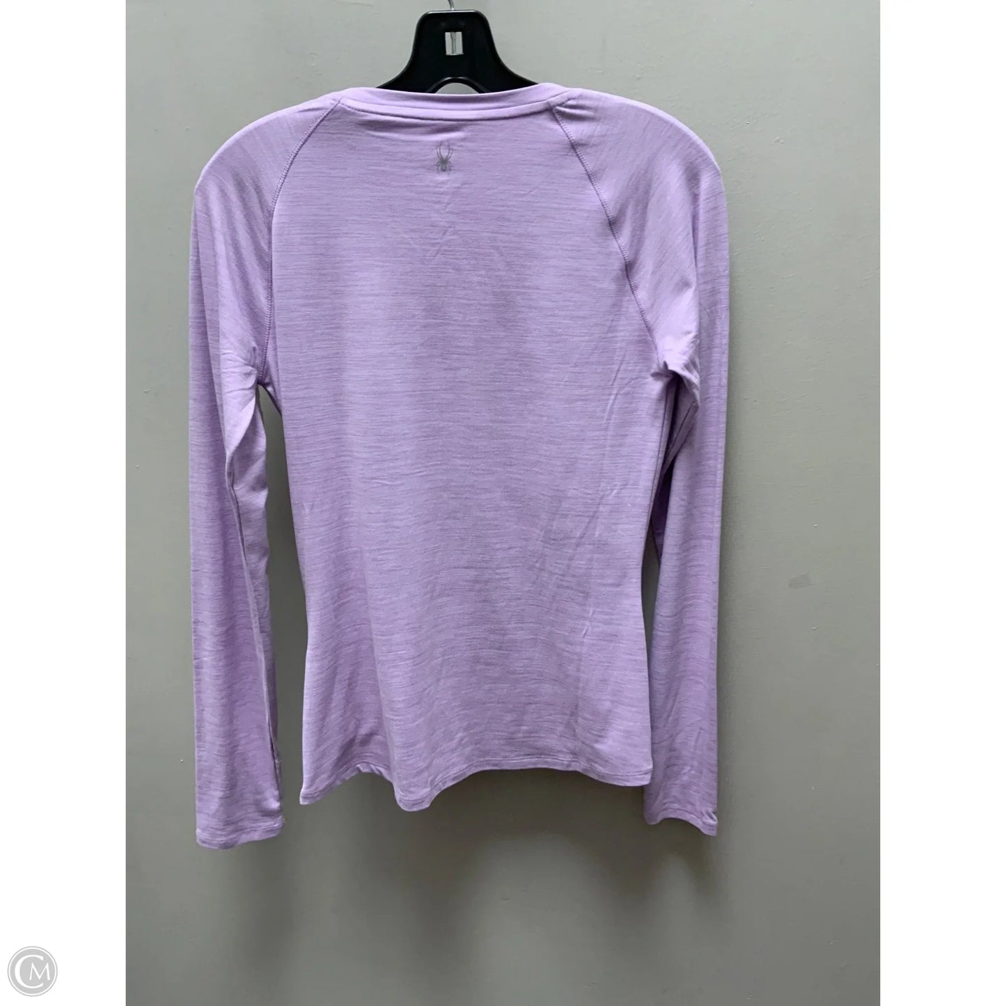 Athletic Top Long Sleeve Crewneck By Spyder In Purple, Size: S