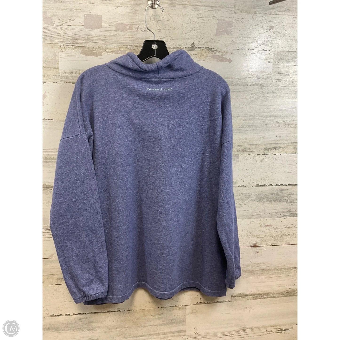 Sweatshirt Collar By Vineyard Vines In Blue, Size: S