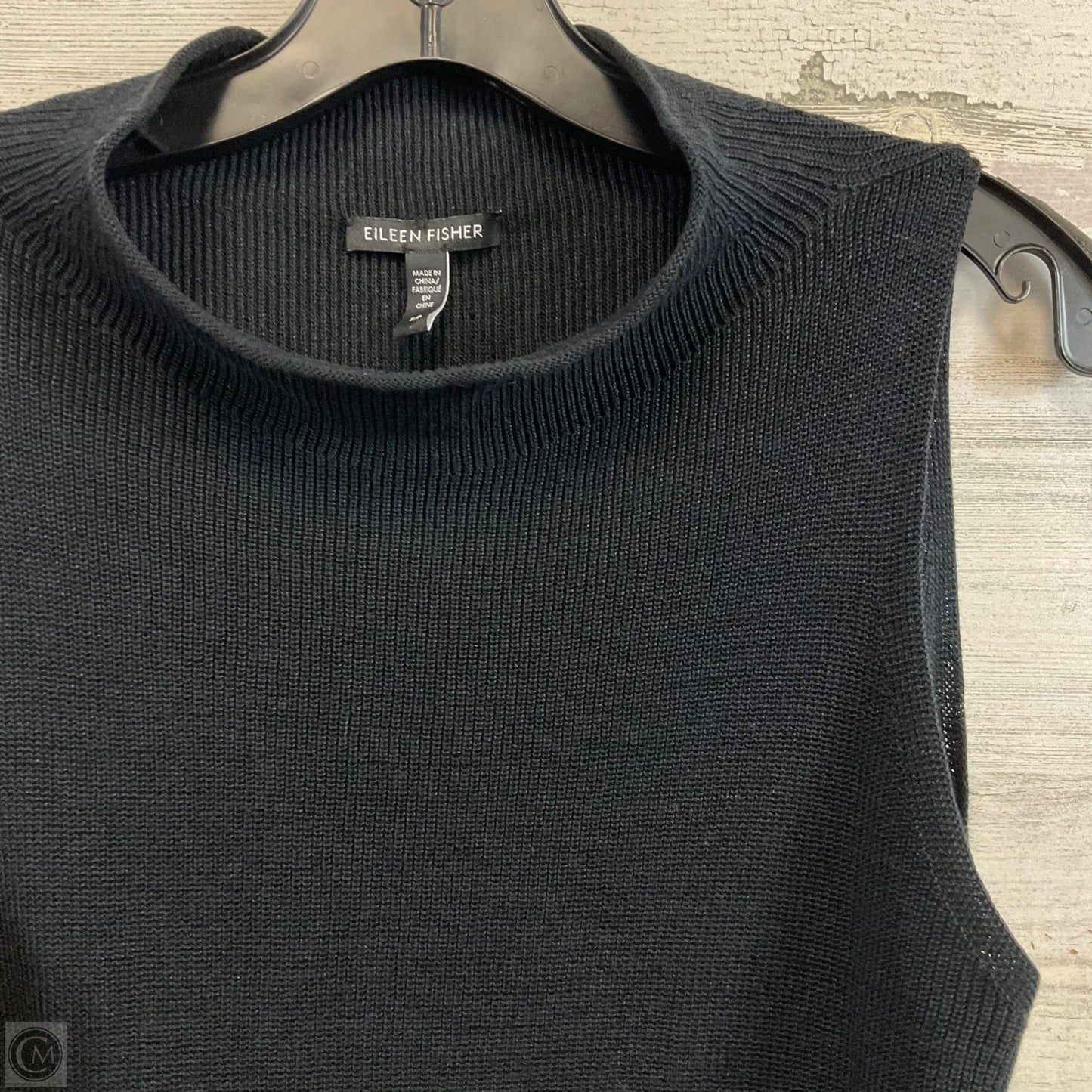 Dress Casual Short By Eileen Fisher In Black, Size: S