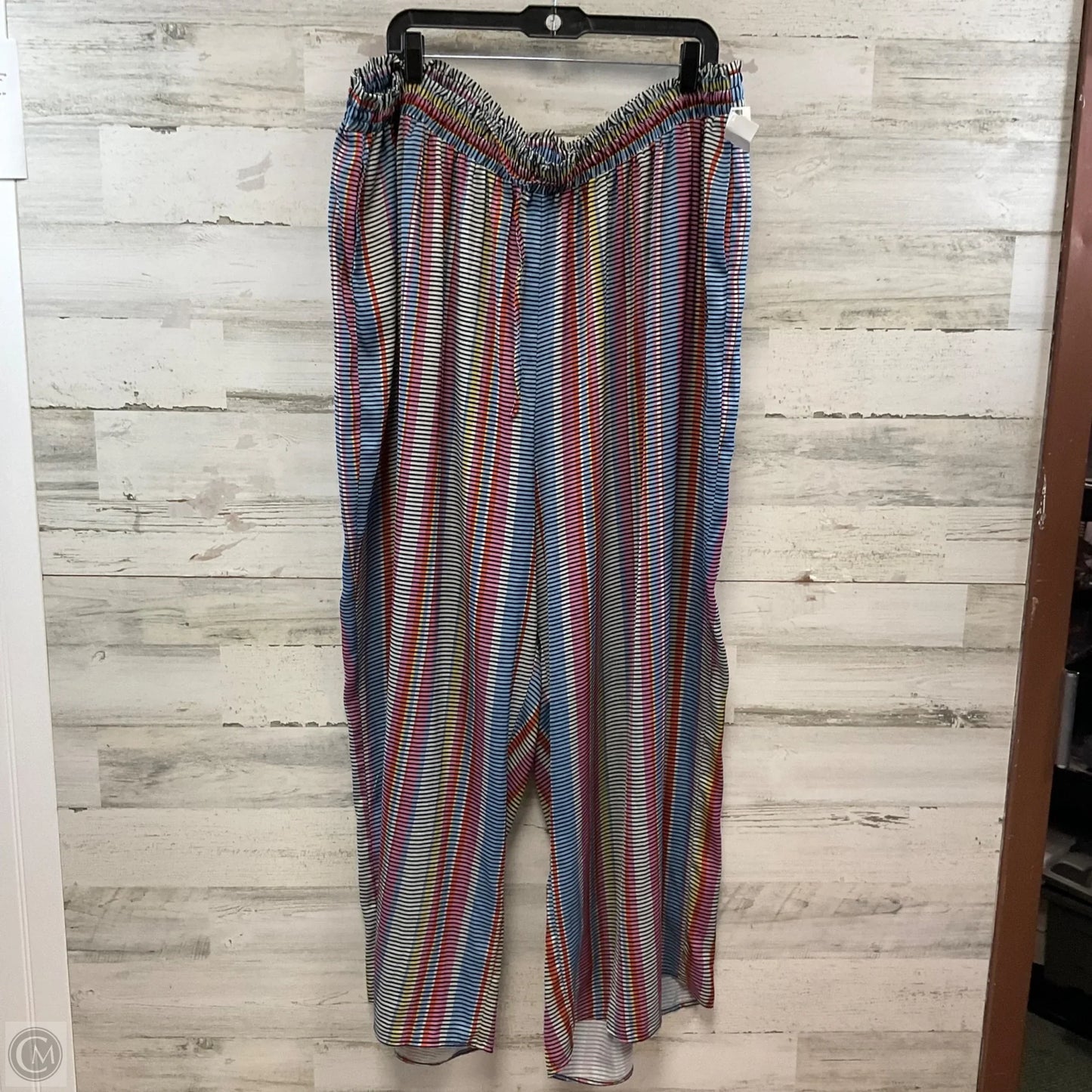 Pants Wide Leg By SUMMERSALT In Pink & Purple, Size: 2x