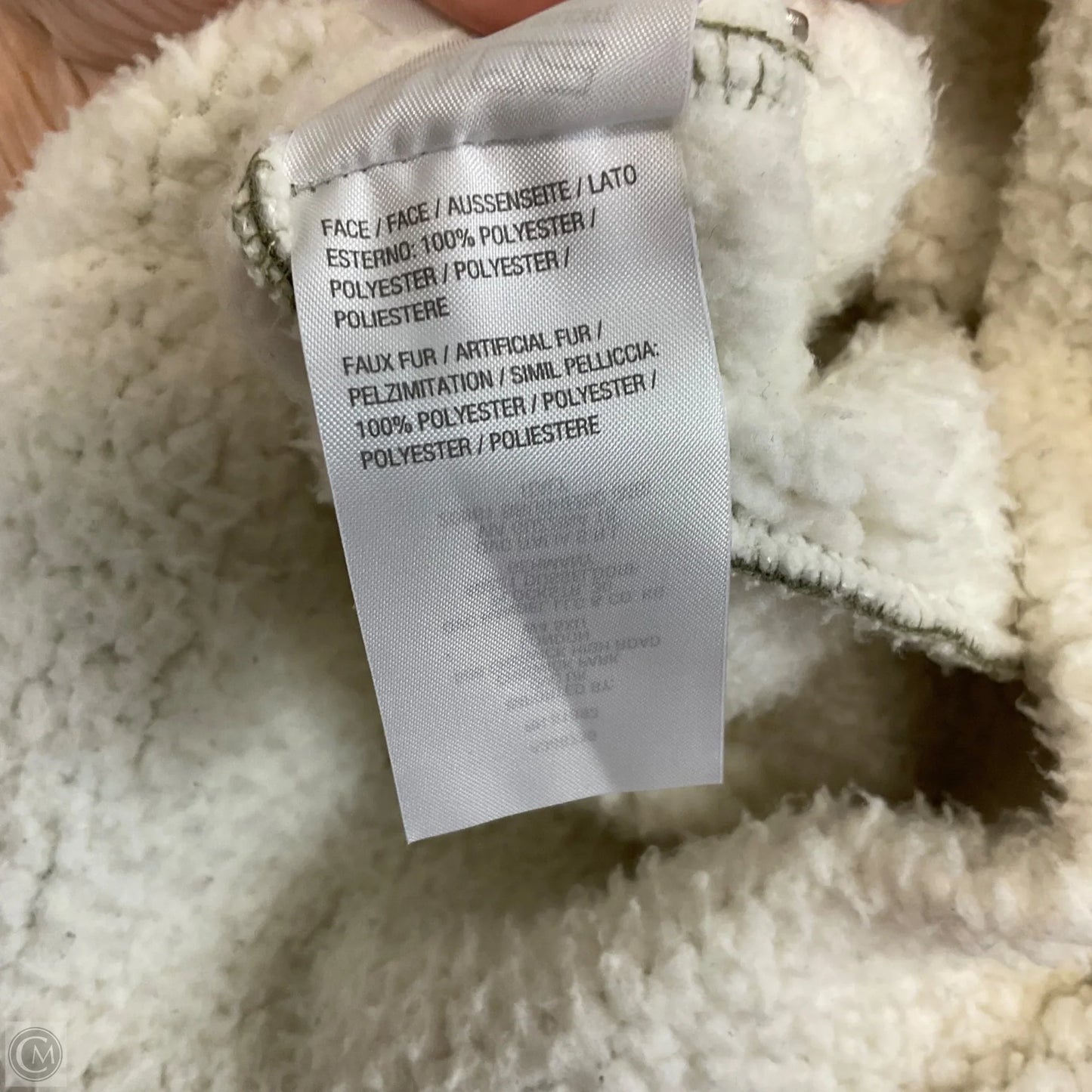 Vest Faux Fur & Sherpa By Denim And Co Qvc In Green, Size: 3x