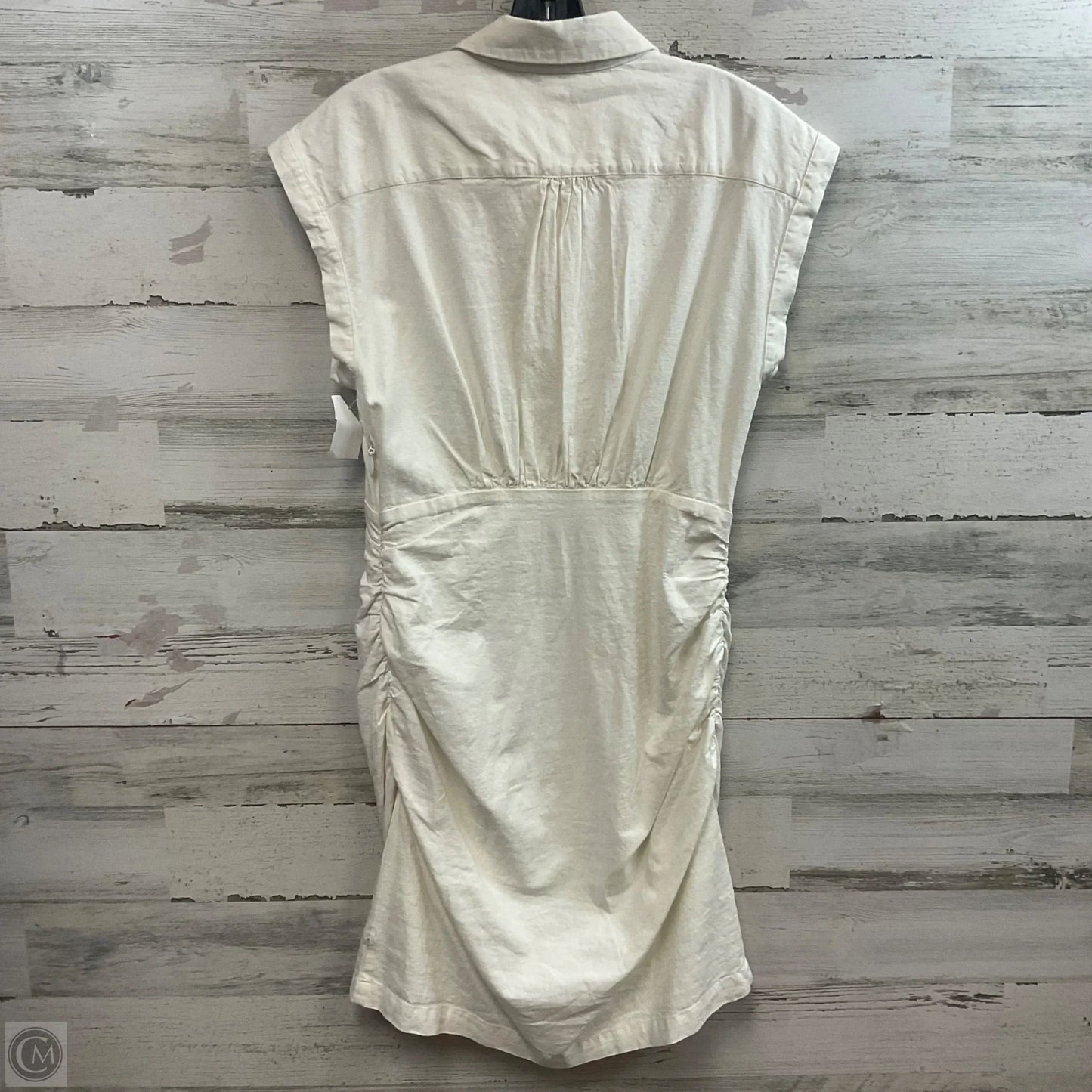 Dress Casual Midi By Anthropologie In Cream, Size: M