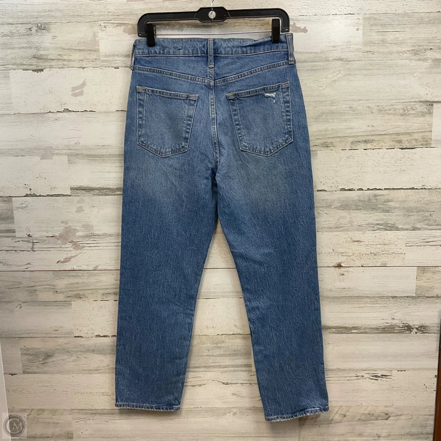 Jeans Straight By Gap In Blue Denim, Size: 6