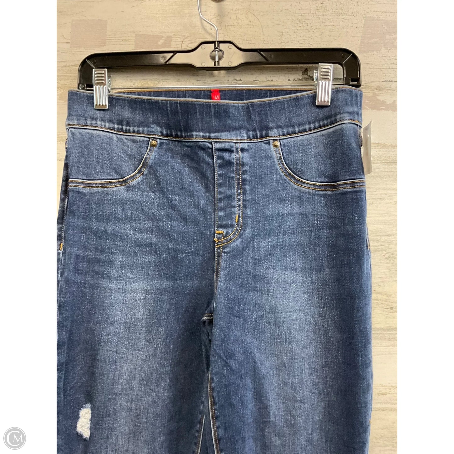 Jeans Skinny By Spanx In Blue Denim, Size: M