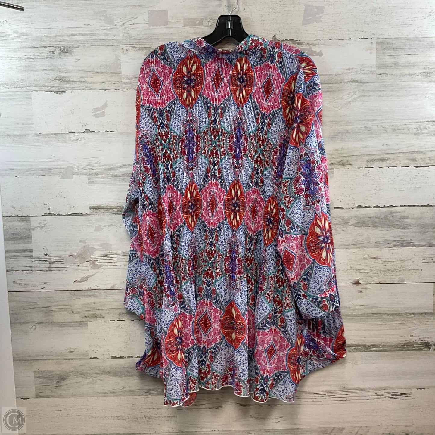 Top Long Sleeve By Ali Miles In Pink, Size: 2x