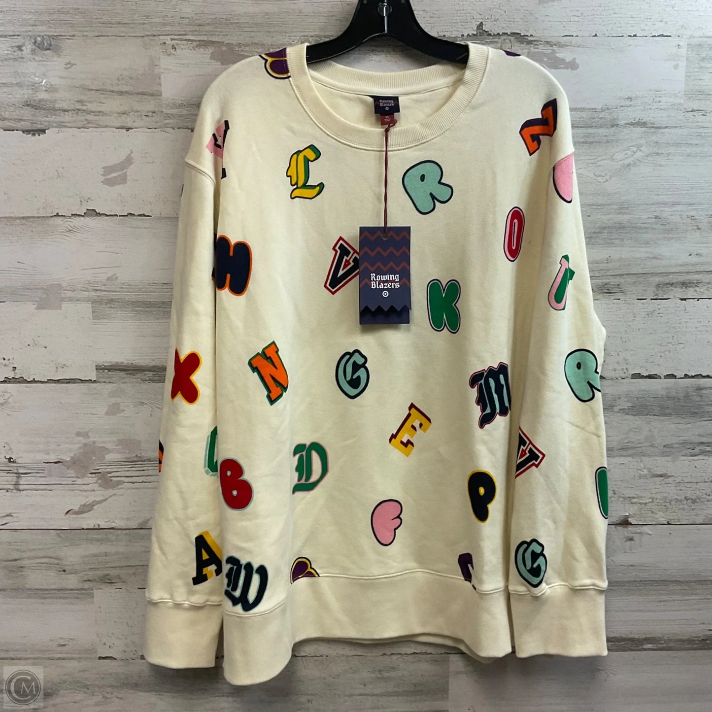 Sweatshirt Crewneck By Target Designer In Cream, Size: Xl