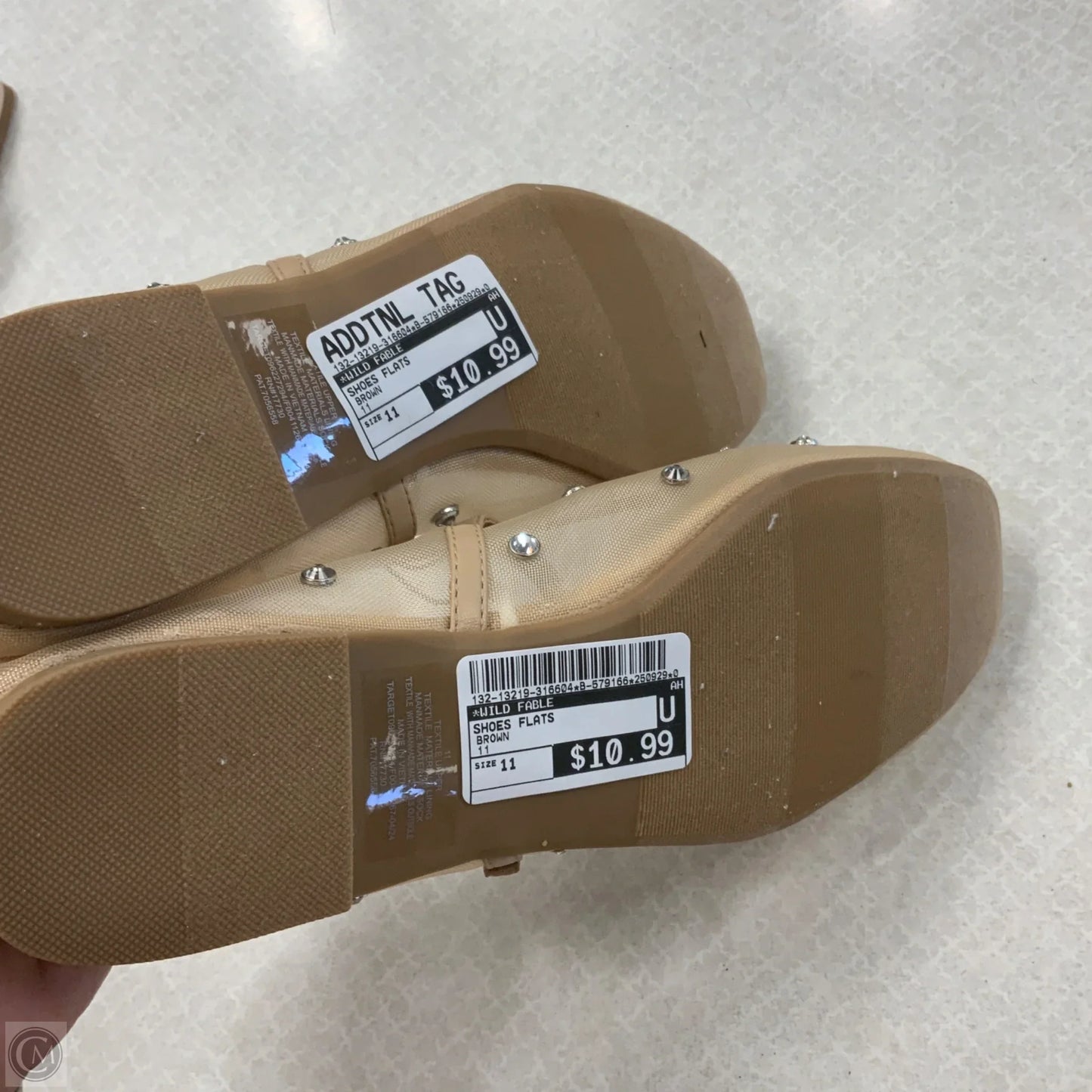 Shoes Flats By Wild Fable In Brown, Size: 11