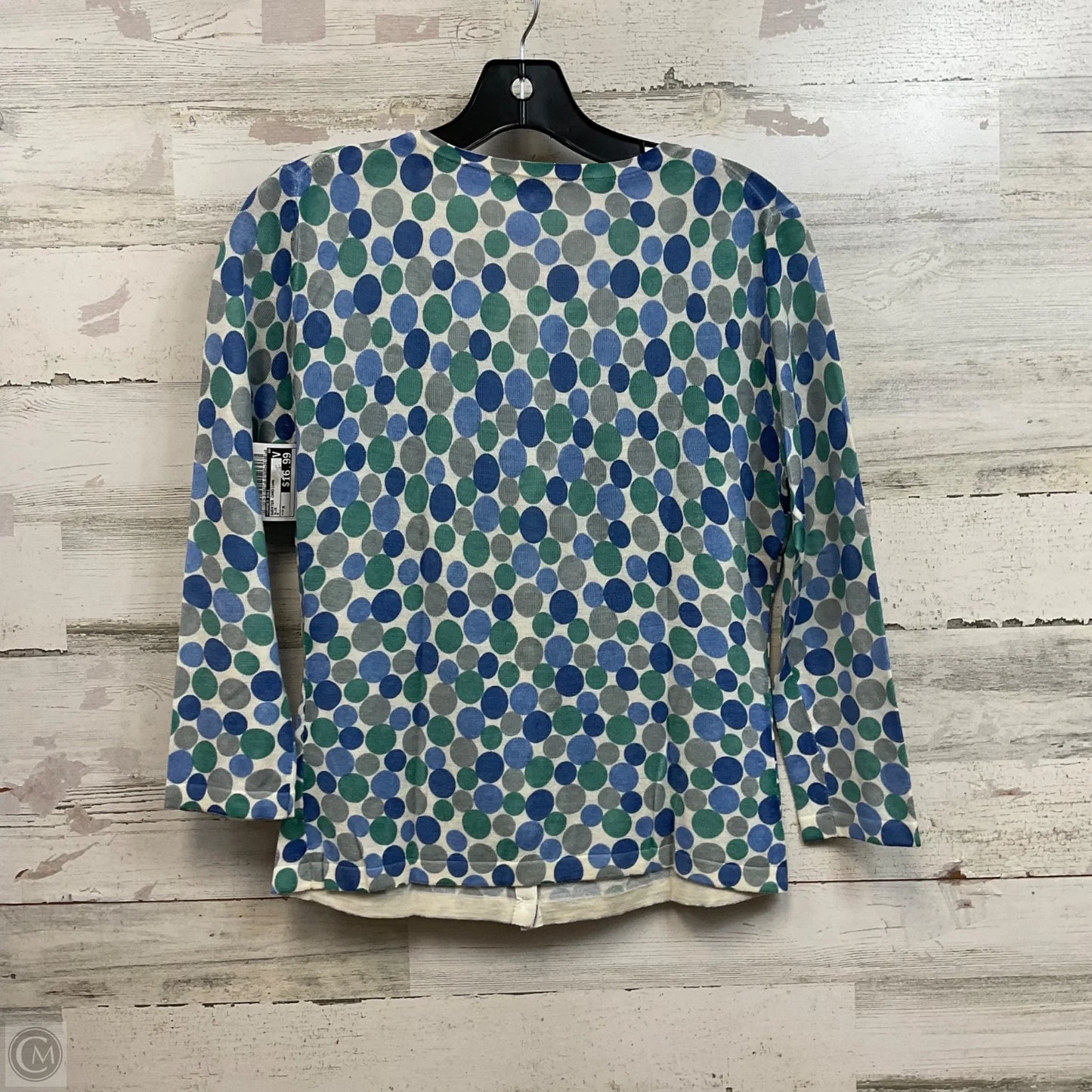 Sweater Cardigan By Garnet Hill In Blue, Size: M