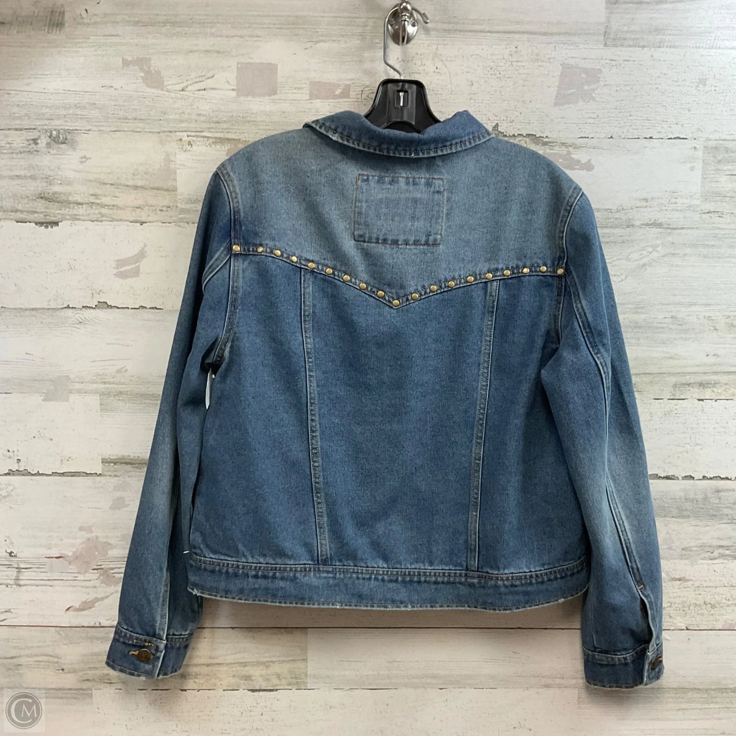 Jacket Denim By Frye In Blue Denim, Size: M