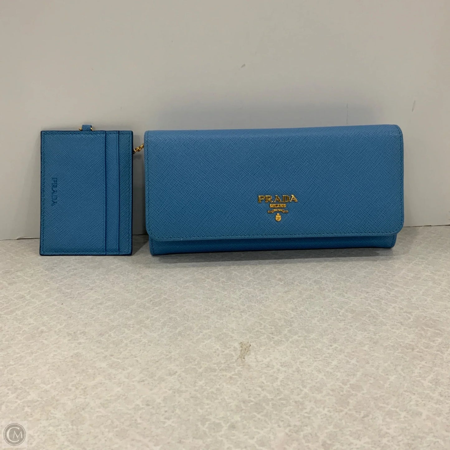 Wallet Luxury Designer By Prada, Size: Large