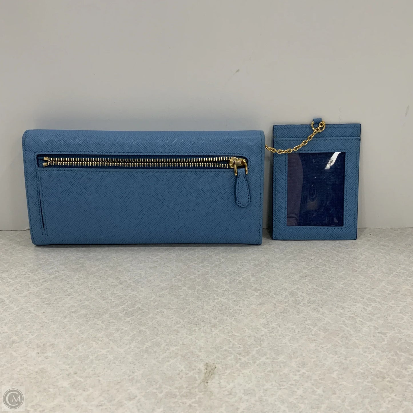 Wallet Luxury Designer By Prada, Size: Large