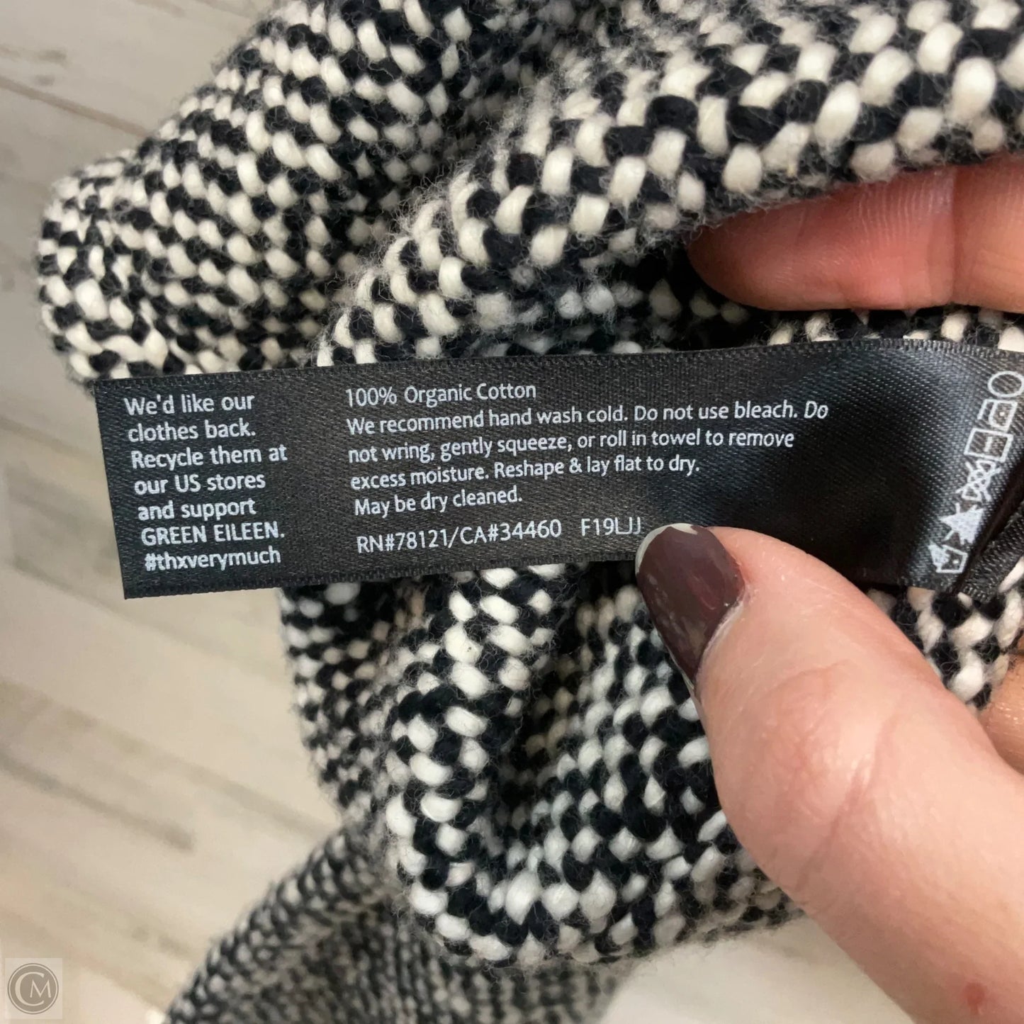 Jacket Other By Eileen Fisher In Black, Size: Xxs