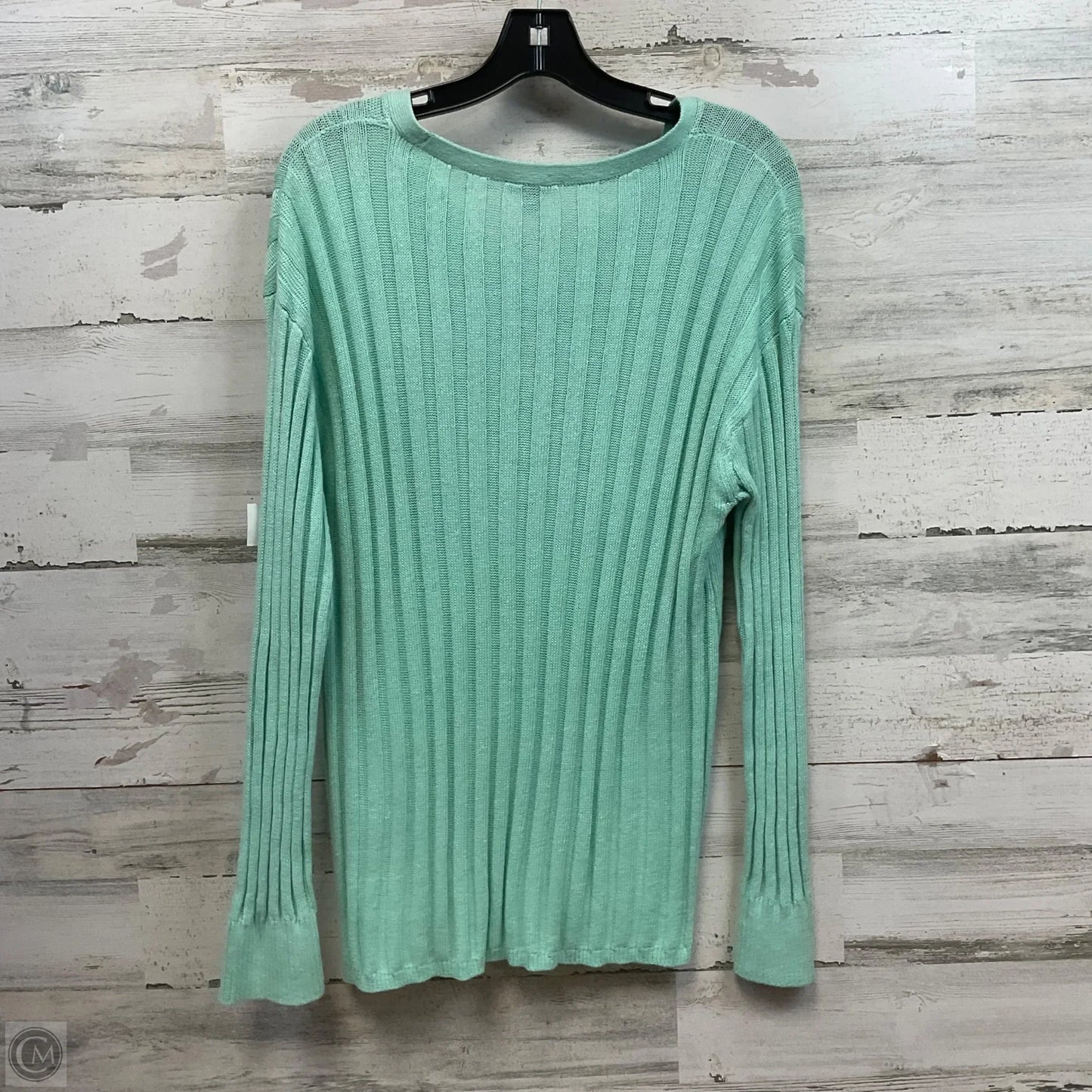 Sweater By Talbots In Green, Size: Xl