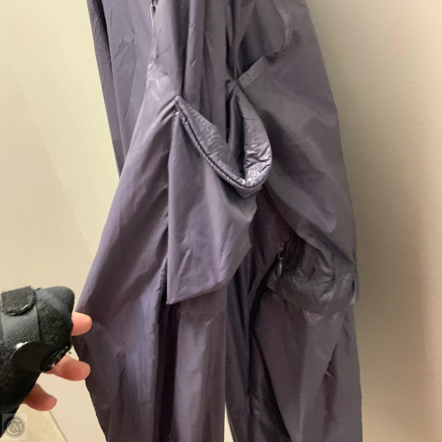 Athletic Jacket By Fabletics In Grey, Size: L