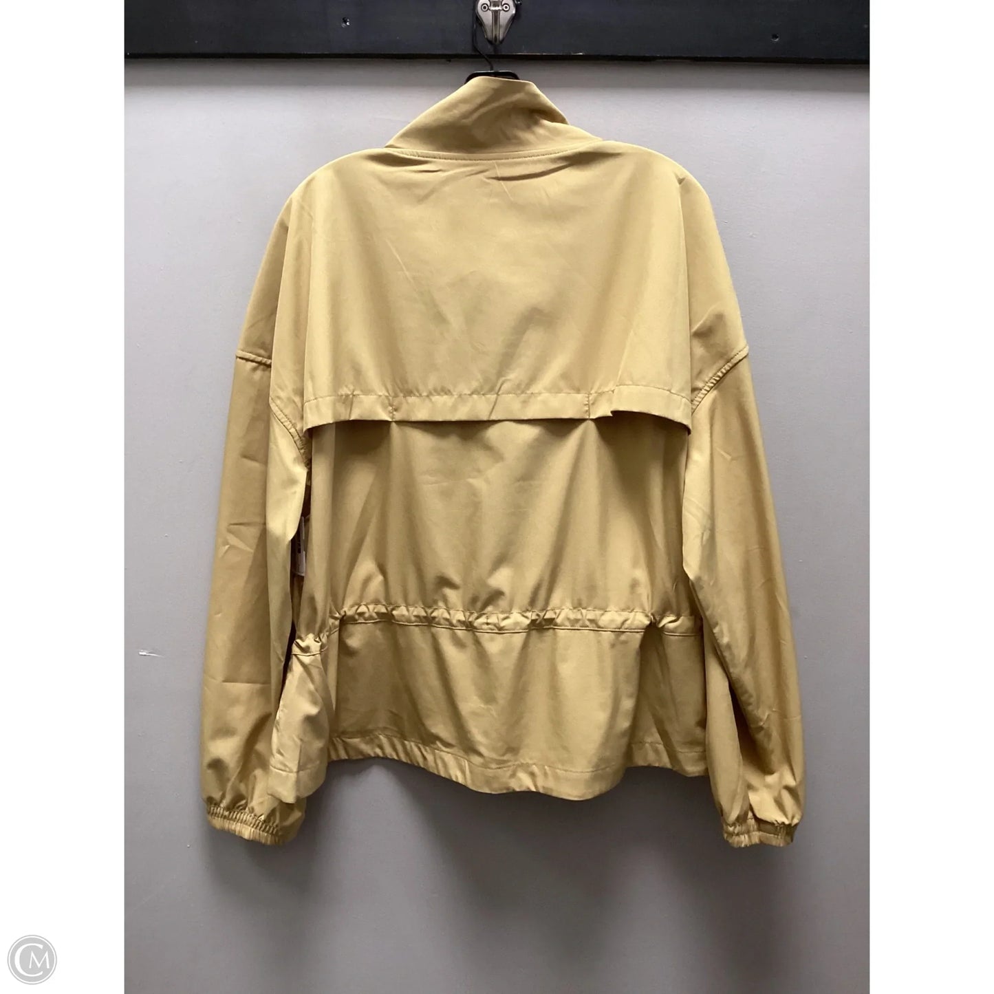 Jacket Windbreaker By Old Navy In Yellow, Size: L