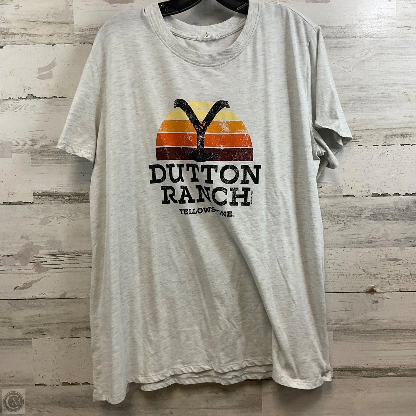 Top Short Sleeve Basic By Maurices In Grey, Size: Xl