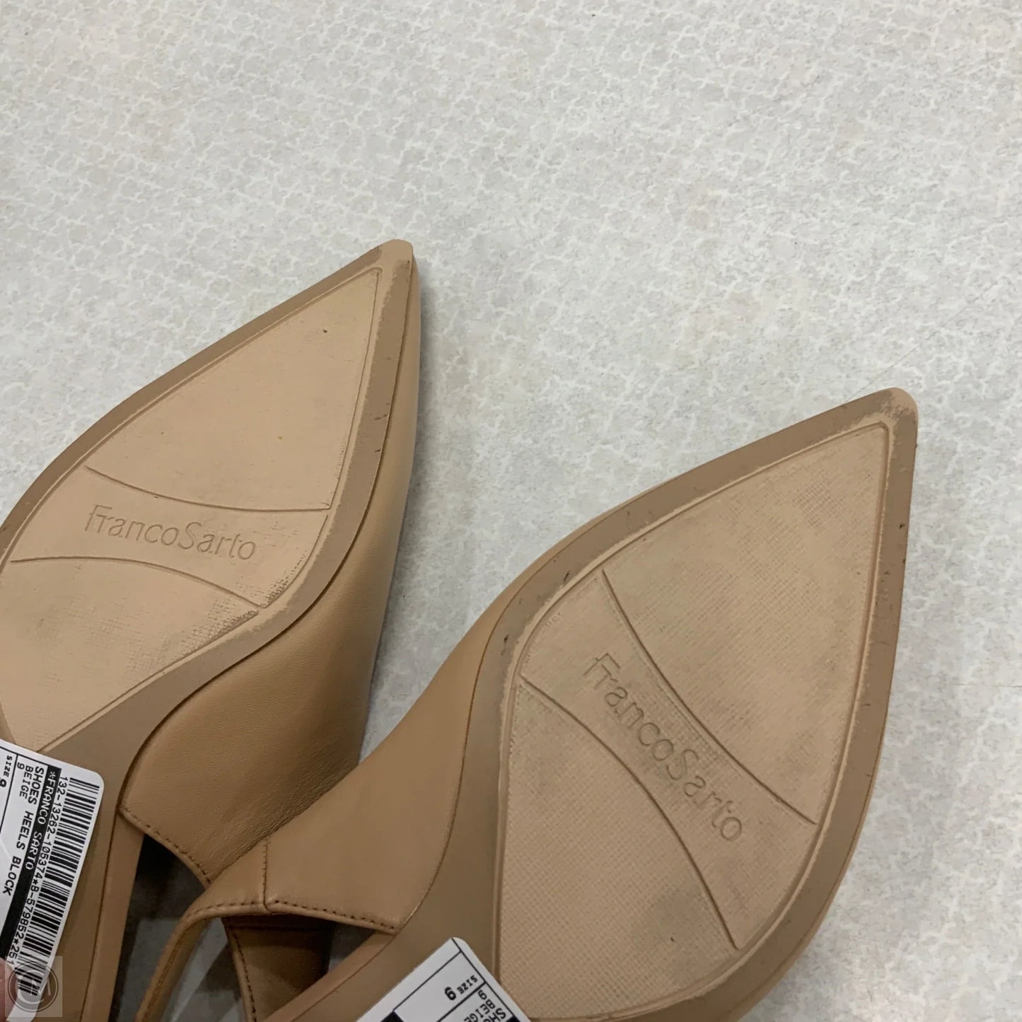 Shoes Heels Block By Franco Sarto In Beige, Size: 9