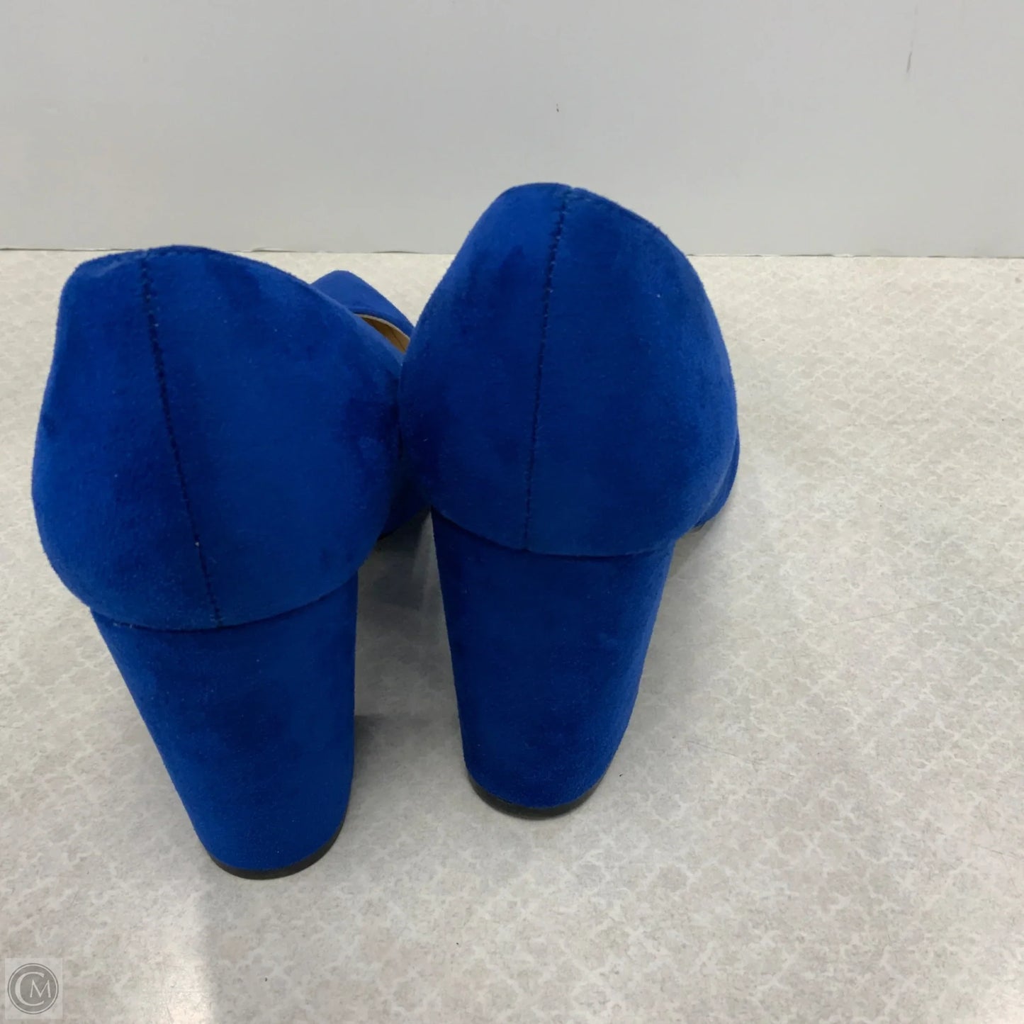 Shoes Heels Block By Nine West In Blue, Size: 9