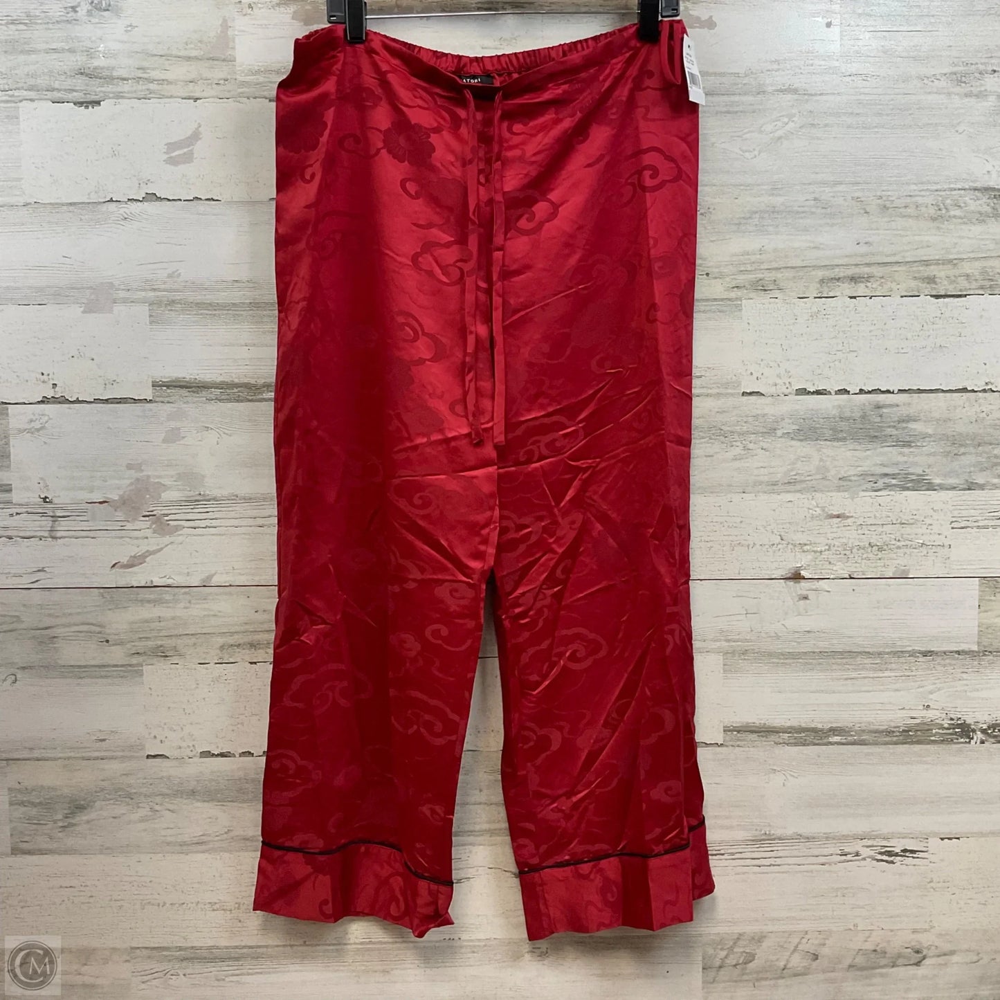 Pajamas 2pc By Natori In Red, Size: L