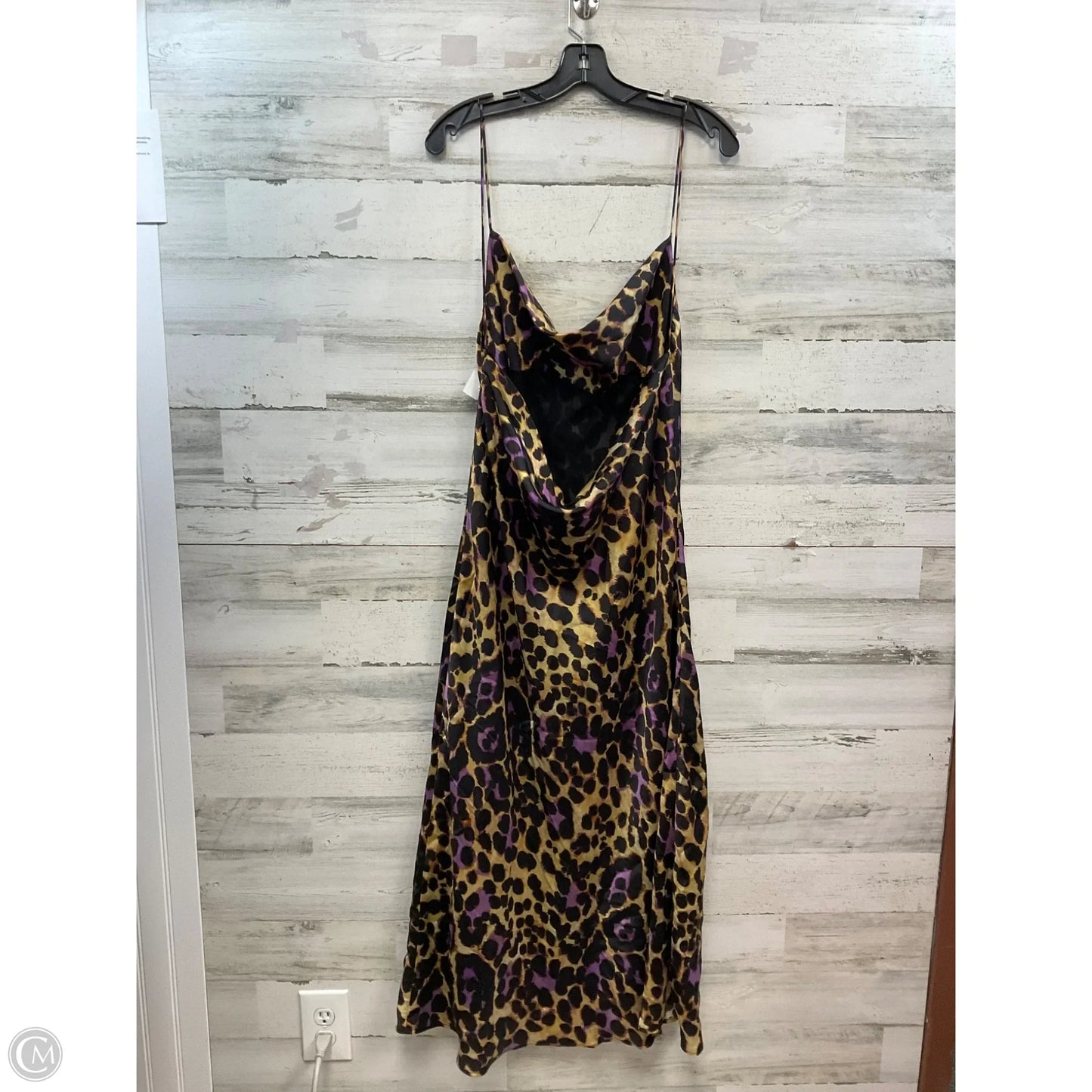 Dress Casual Maxi By Zara In Animal Print, Size: Xxl