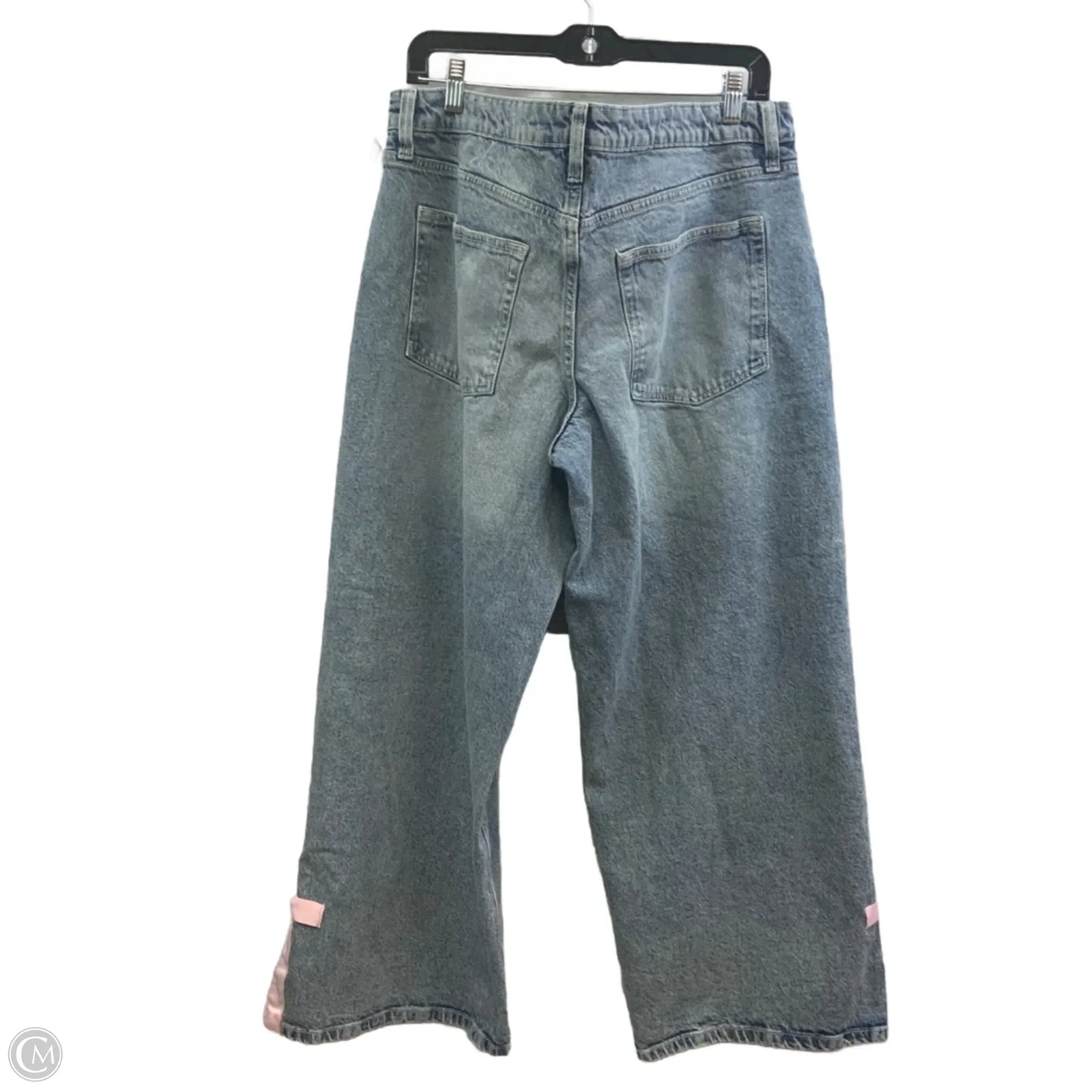 Jeans Wide Leg By No Boundaries In Blue Denim, Size: 16